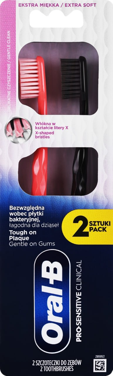 Зубная щетка Oral-B Pro-Sensitive Clinical экстра мягкая 2 шт. фото 5