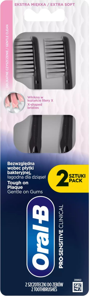 Зубная щетка Oral-B Pro-Sensitive Clinical экстра мягкая 2 шт. фото 4