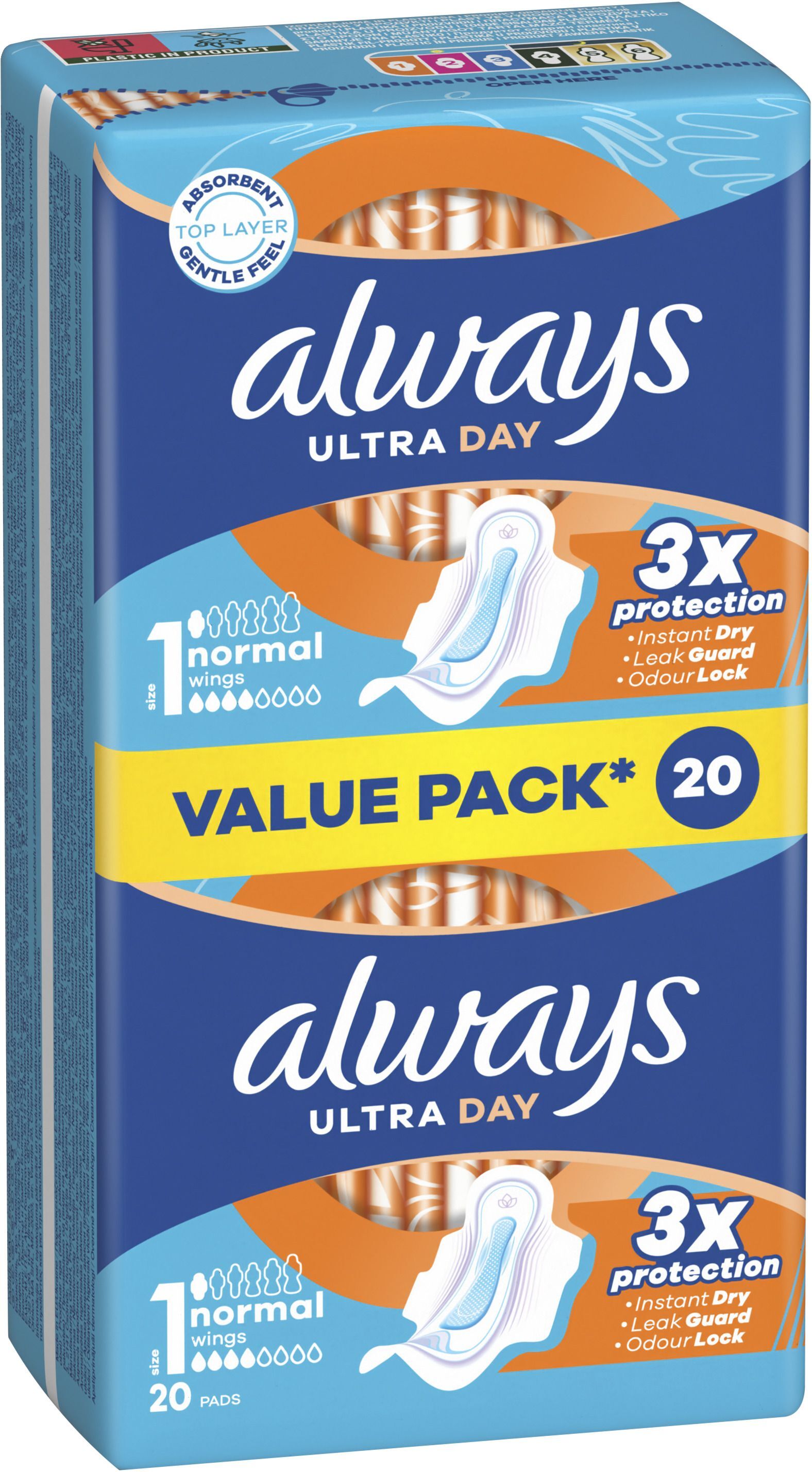 Гігієнічні прокладки Always Ultra Day Normal (Розмір 1) 20 штфото