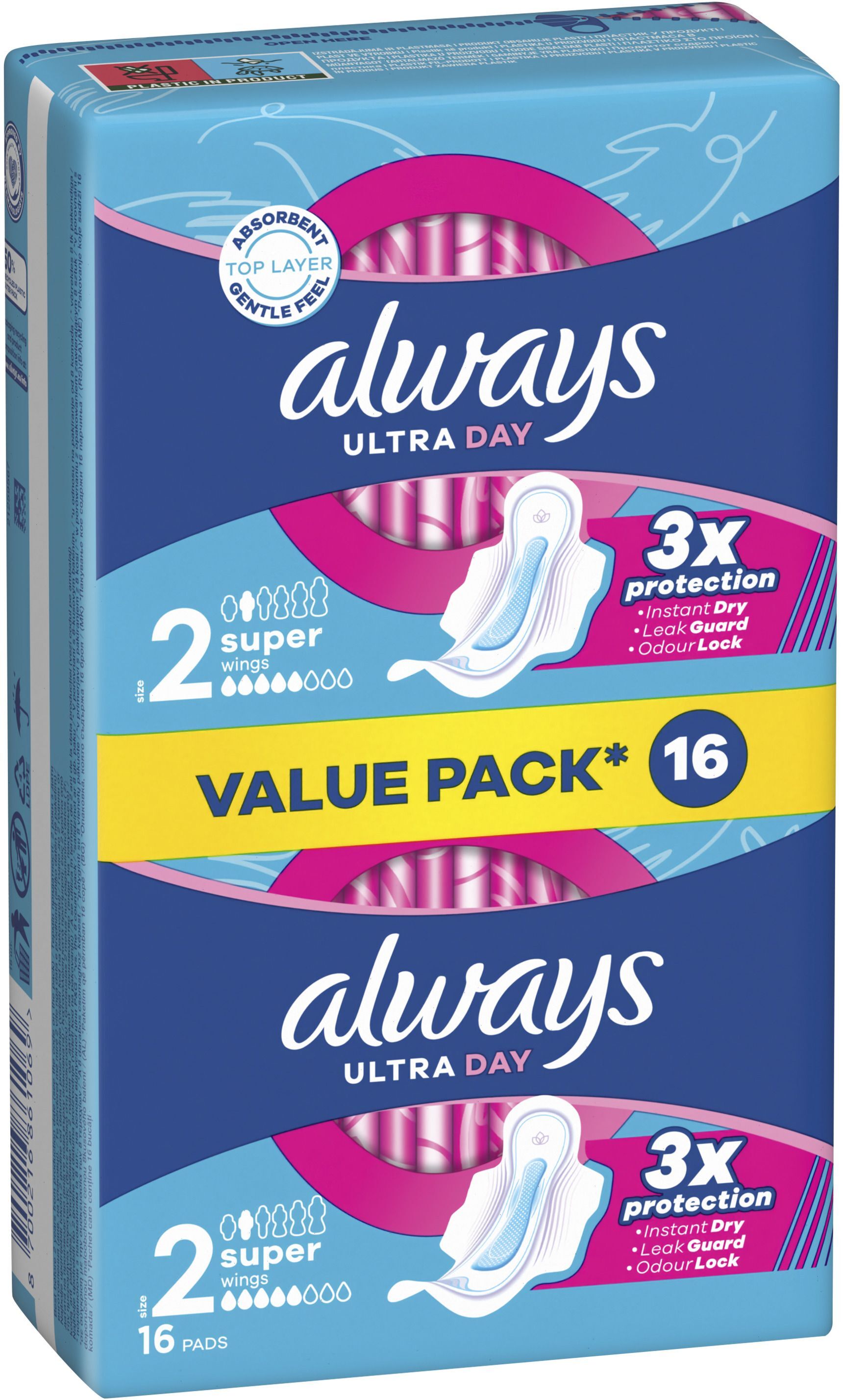 Гігієнічні прокладки Always Ultra Day Super (Розмір 2) 16 штфото2