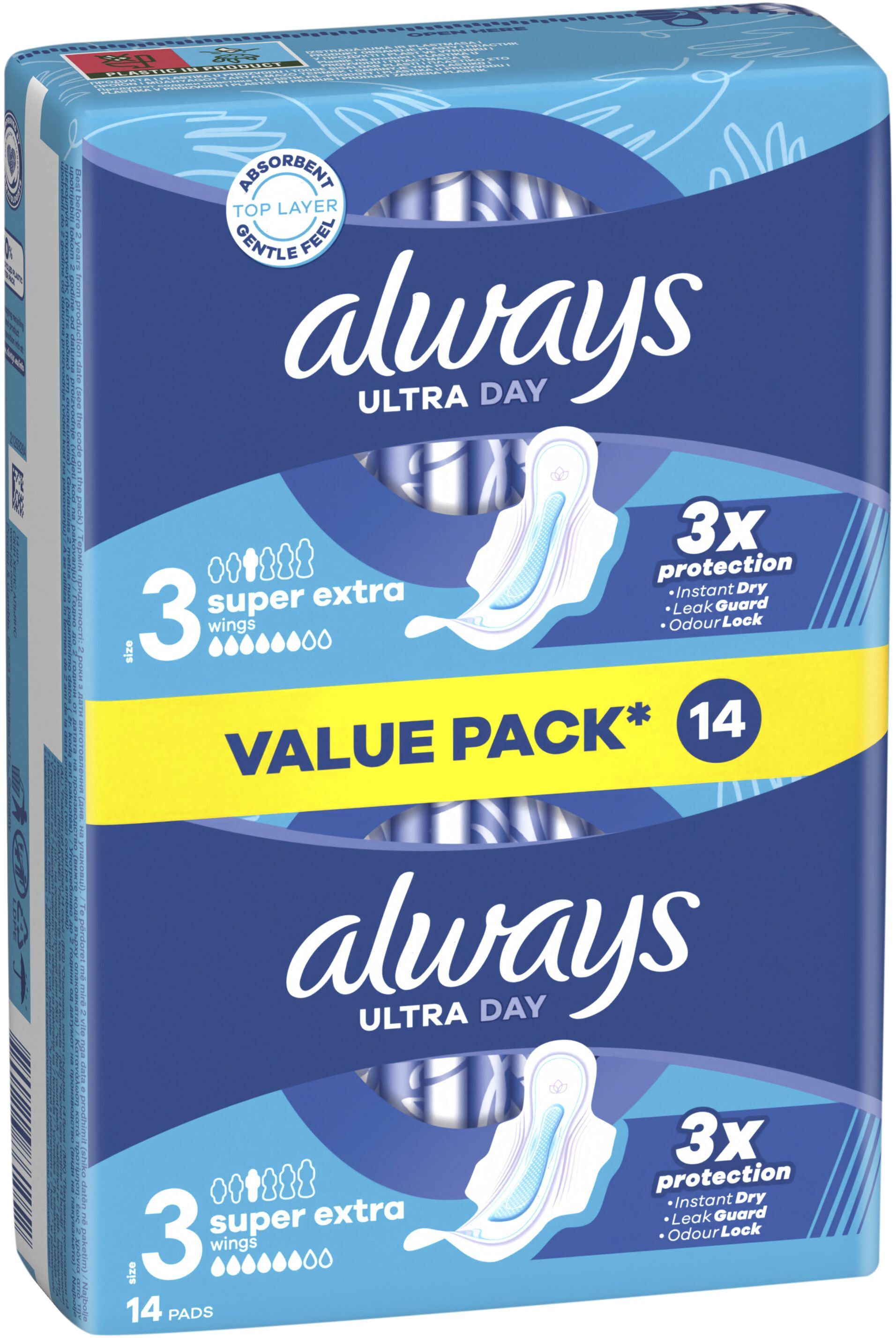 Гігієнічні прокладки Always Ultra Day Super Extra (Розмір 3) 14 штфото2