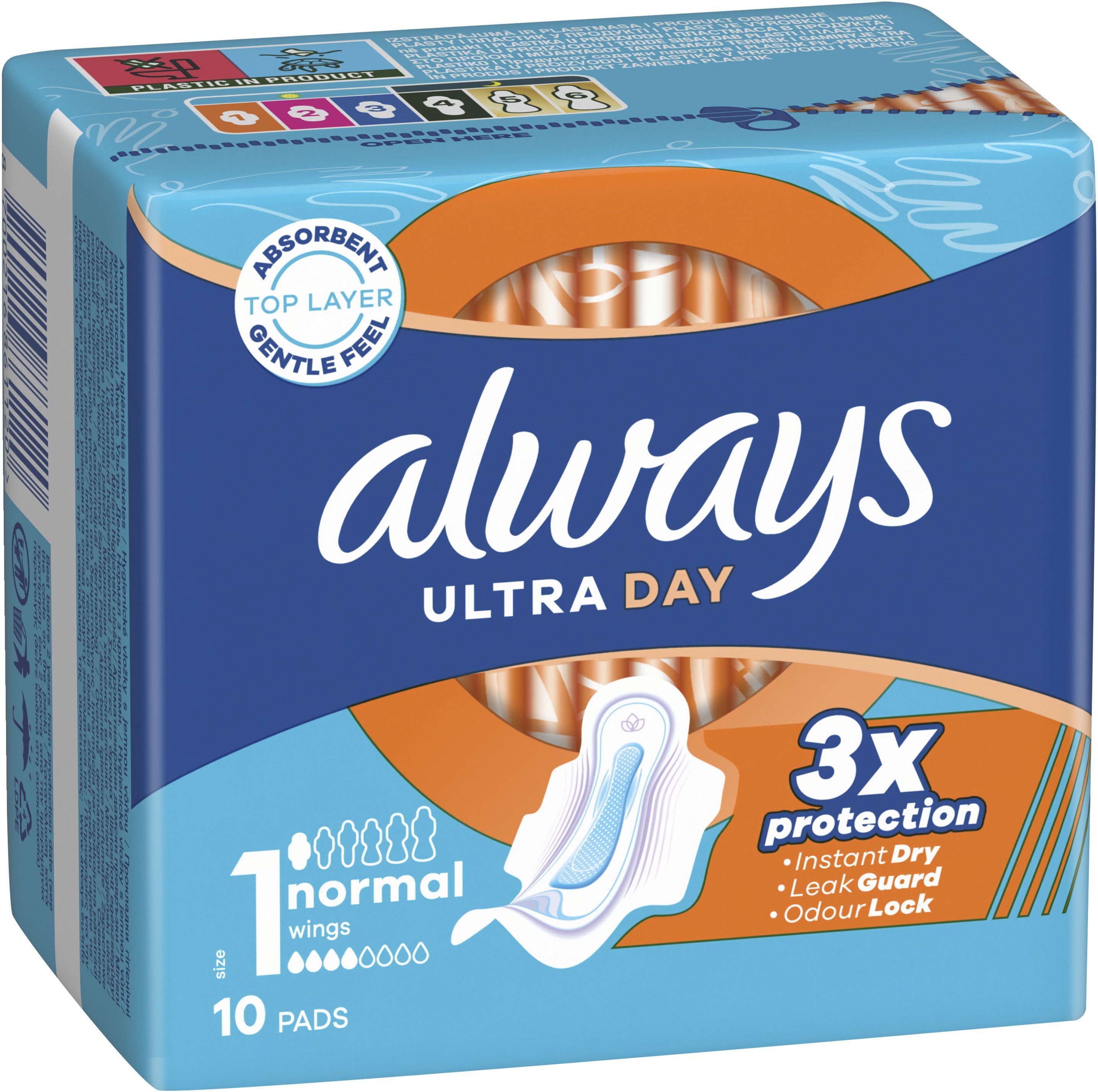 Гігієнічні прокладки Always Ultra Day Normal (Розмір 1) 10 штфото