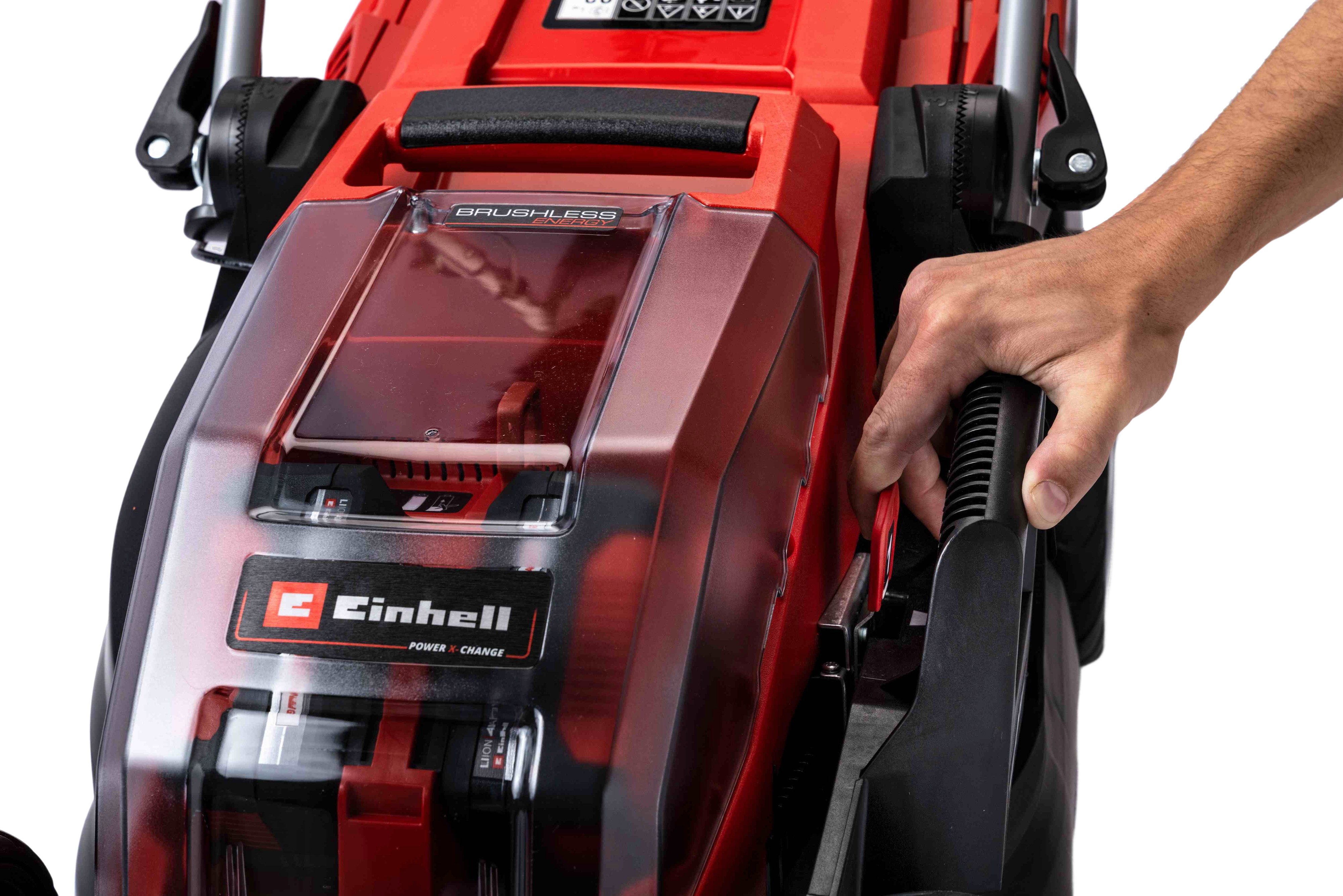 Газонокосилка аккумуляторная Einhell GE-CM 36/36 Li 2x4.0Ач (3413230) фото 6