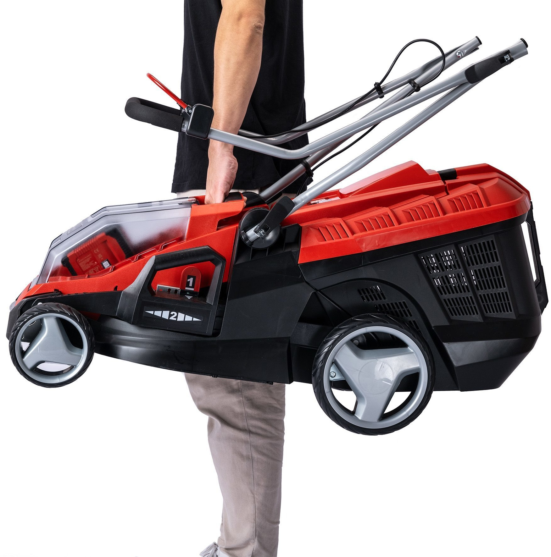 Газонокосилка аккумуляторная Einhell GE-CM 36/36 Li 2x4.0Ач (3413230) фото 7