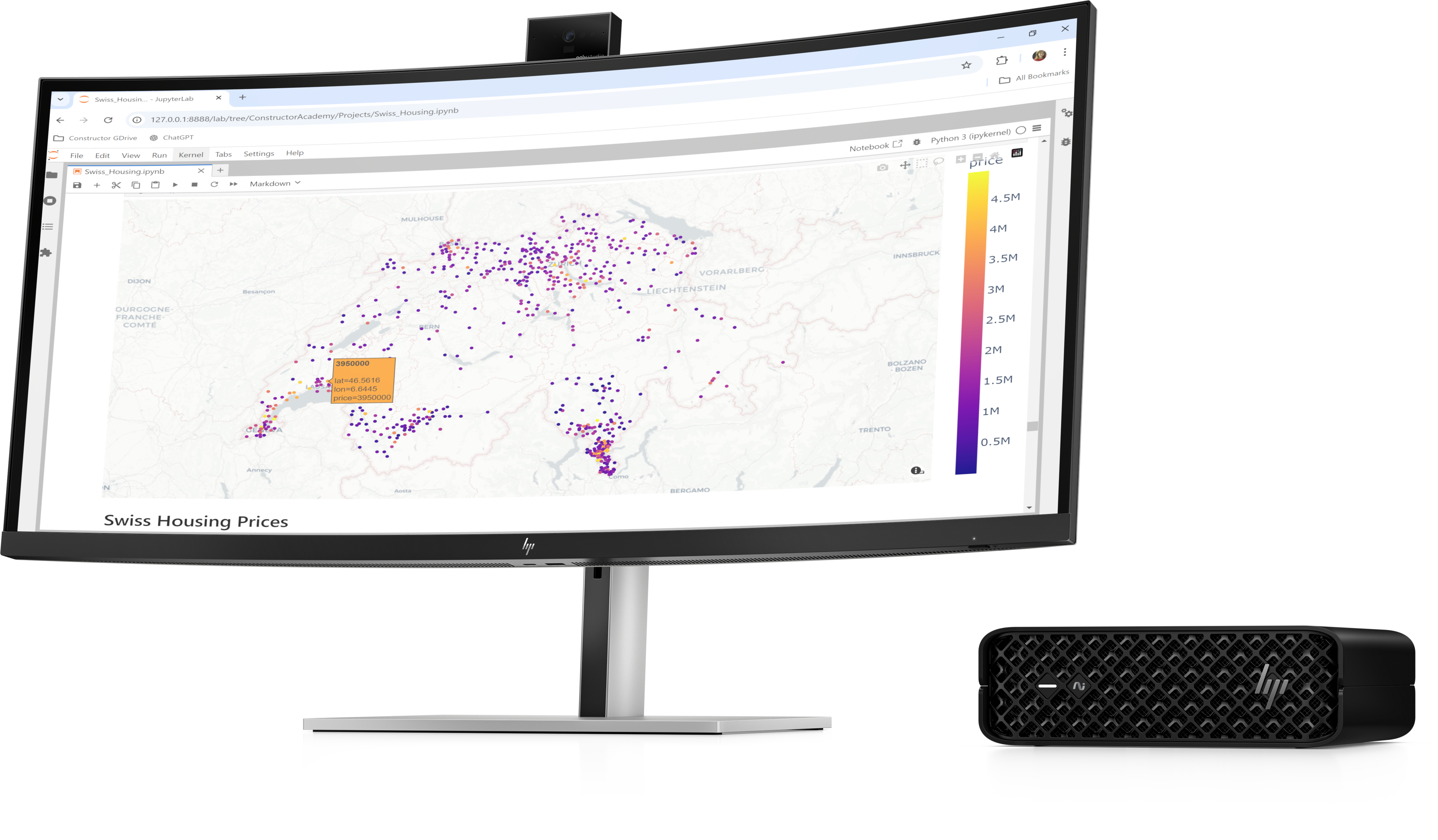Рабочая станция HP Z2 Mini G1i (A40LRET) фото 