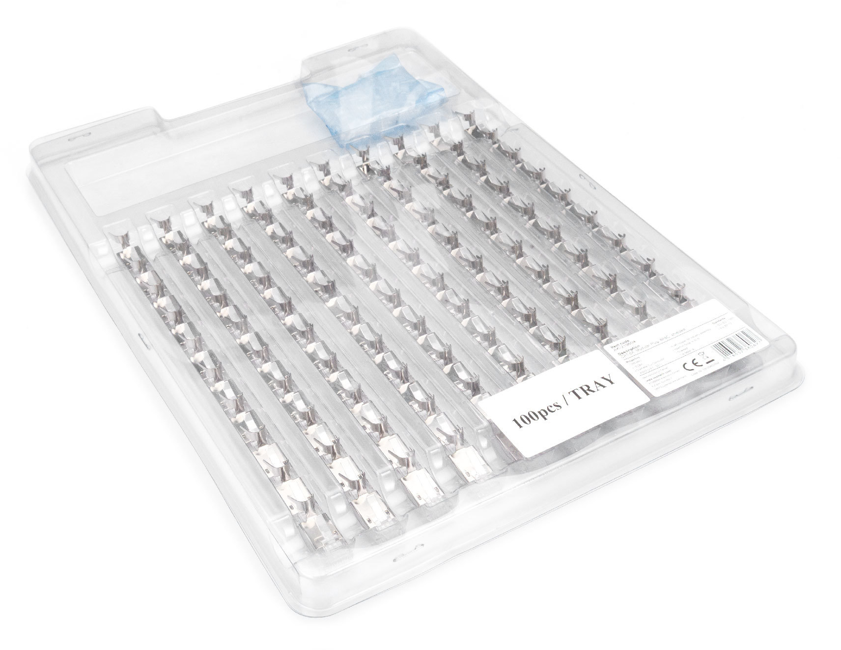 Конектор DIGITUS CАТ 6A RJ45, STP, 100шт. (AK-219604-100)фото3