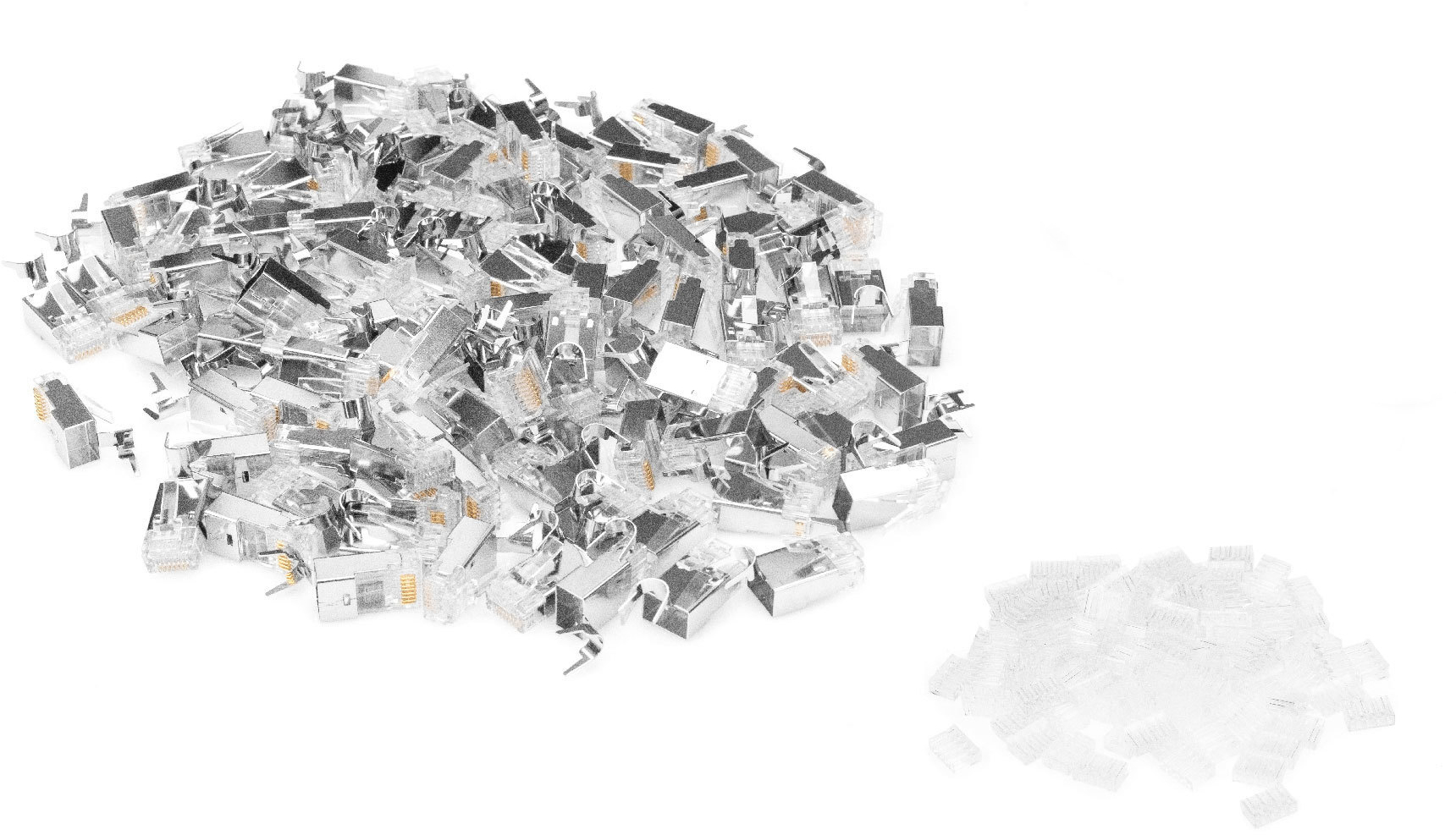 Конектор DIGITUS CАТ 6A RJ45, STP, 100шт. (AK-219604-100)фото2