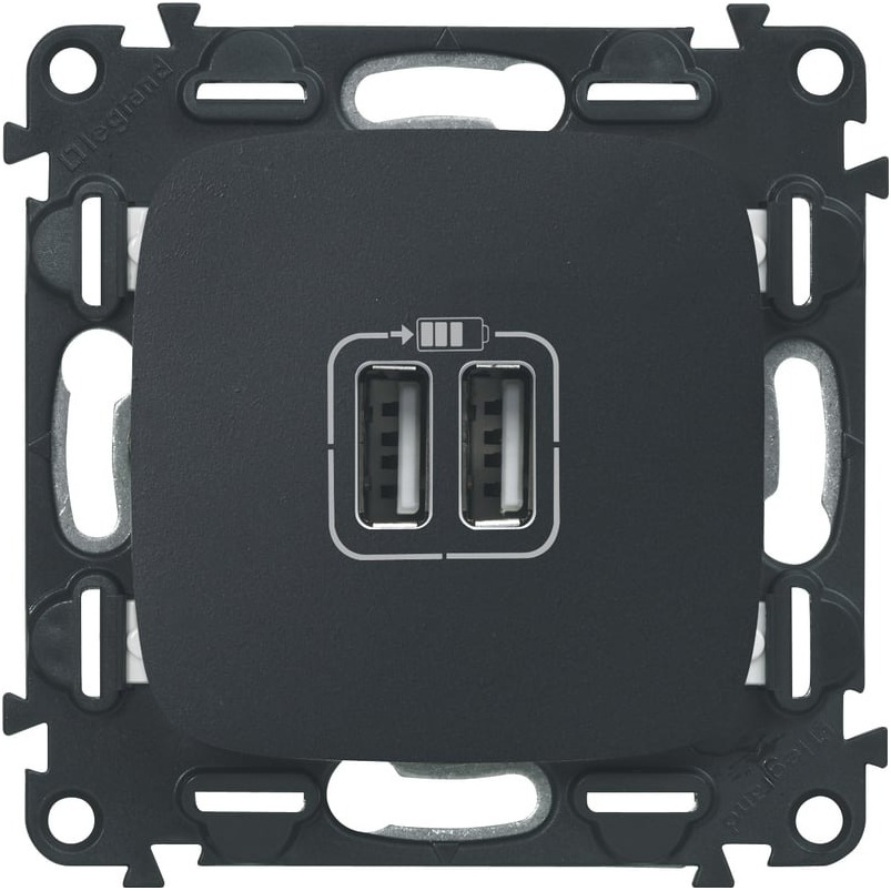 Розетка двойная USB для зарядки Legrand Valena ALLURE (754998) фото 2