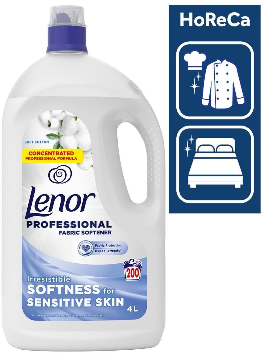 Кондиционер для белья Lenor Professional Sensitive 4л фото 3