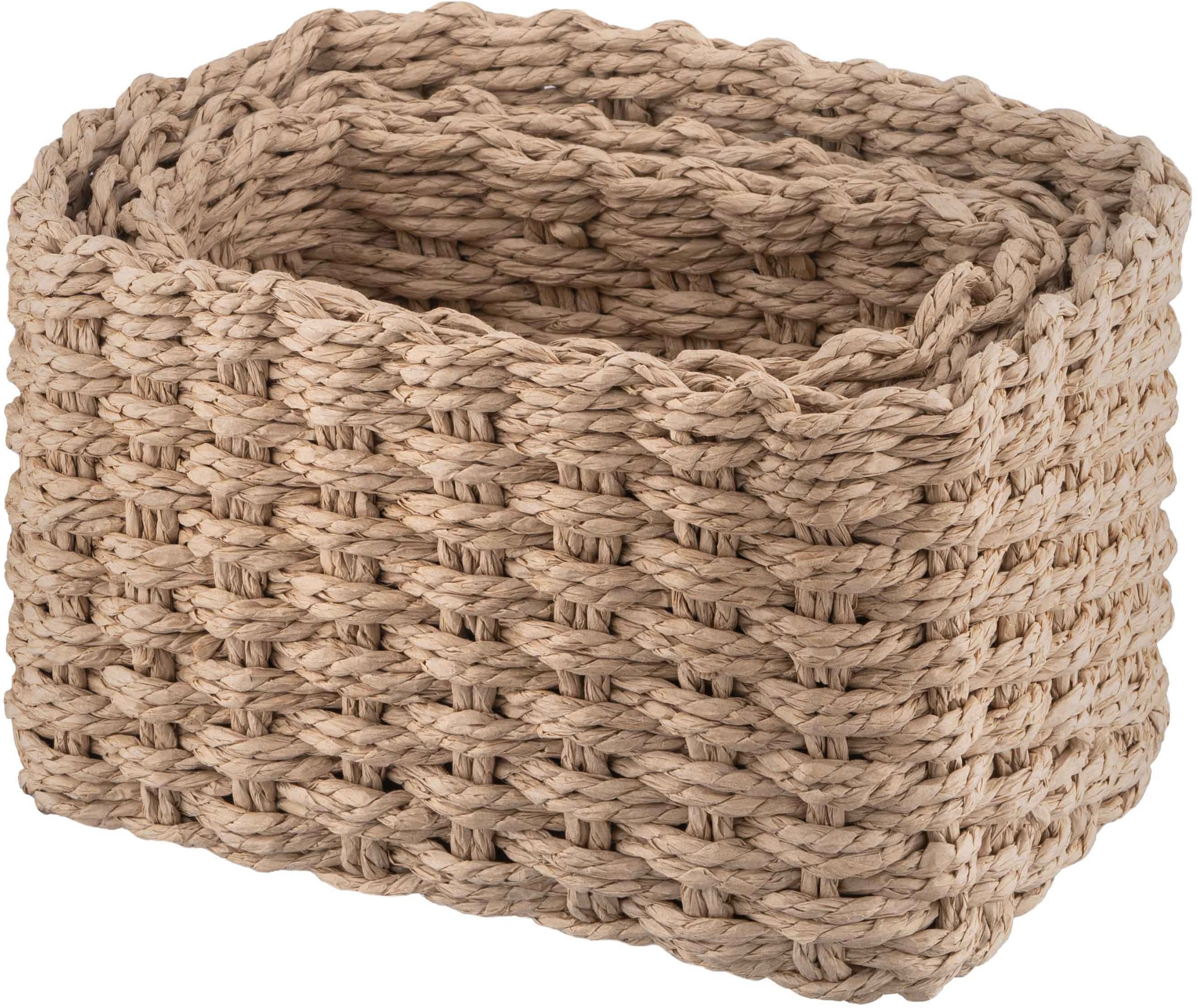 Набір кошиків плетених для зберігання ARDESTO Prestigio (3.3/2.2/1.4л), 3 предмети, беж, (ARHC2505BE)фото3