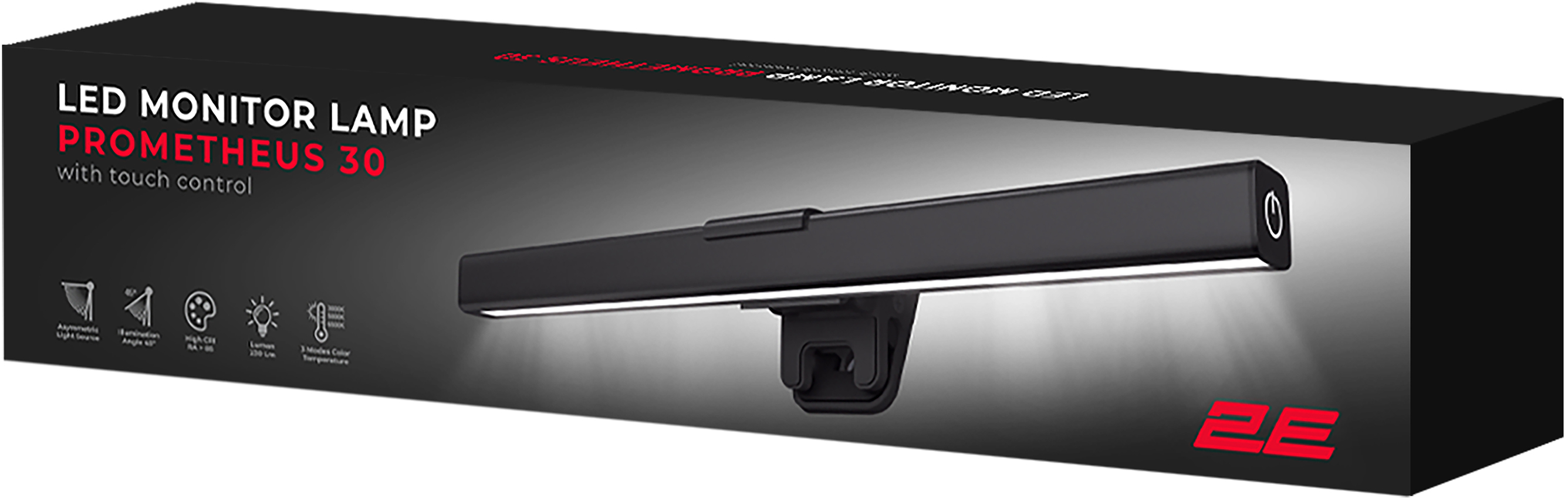 Лампа для ноутбука 2E PROMETHEUS 30 5Вт 3000-6000K DIM USB-A/USB-C, Black (2E-DL002BK)фото6