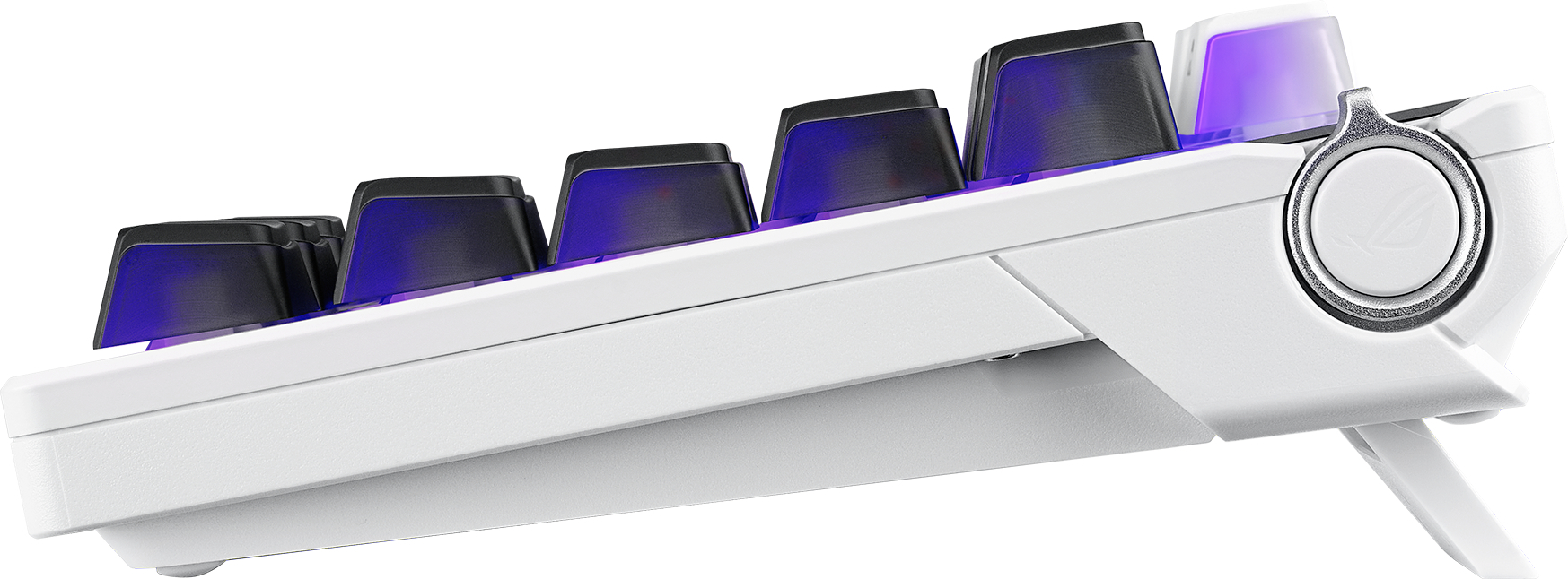 Ігрова клавіатура ASUS ROG Azoth X NX Snow V2 EN PBT White (90MP044F-BKUA30)фото