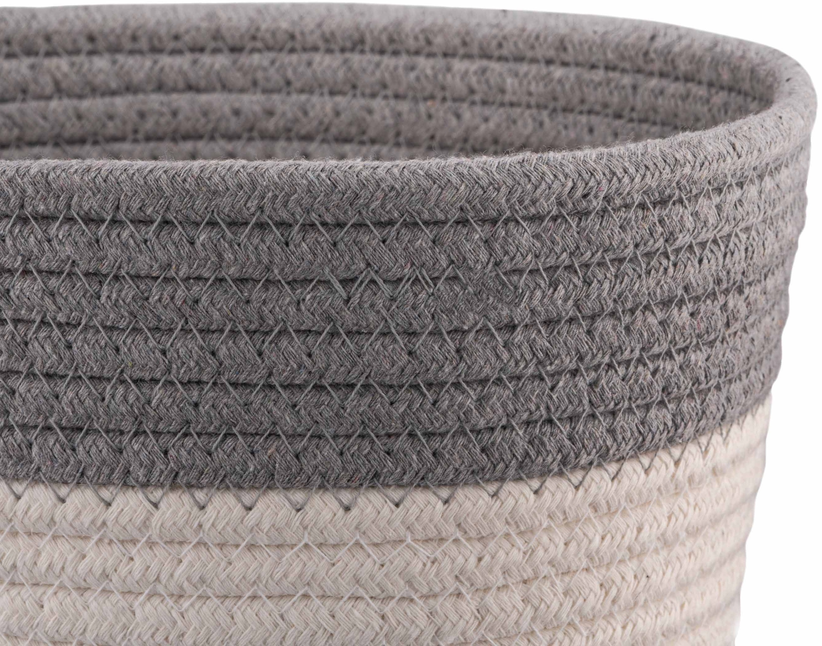 Кошик плетений для зберігання ARDESTO Vigor 3,5л сіро-білий (ARHC2504GW)фото