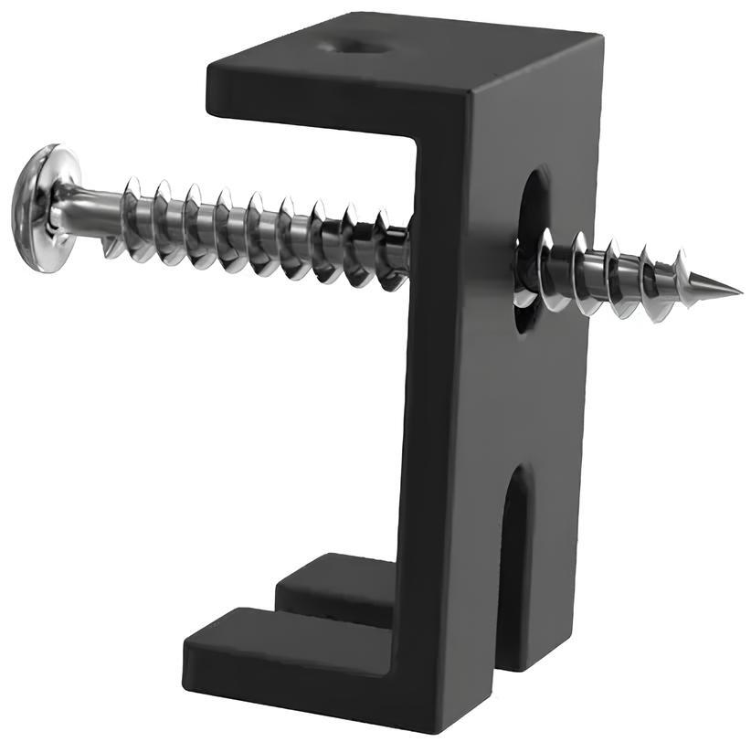 Комплект Mario для скрытого подключения под круглый стояк черный матовый (3.0.0900.0.BM) фото 3