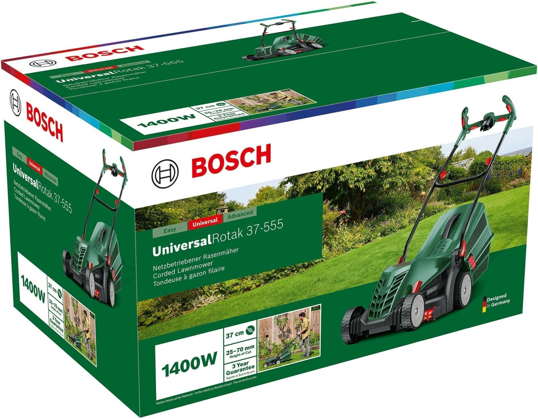 Газонокосилка сетевая Bosch UniversalRotak 37-555 1400Вт (0.600.8A6.501S) повреждена упаковка фото 3