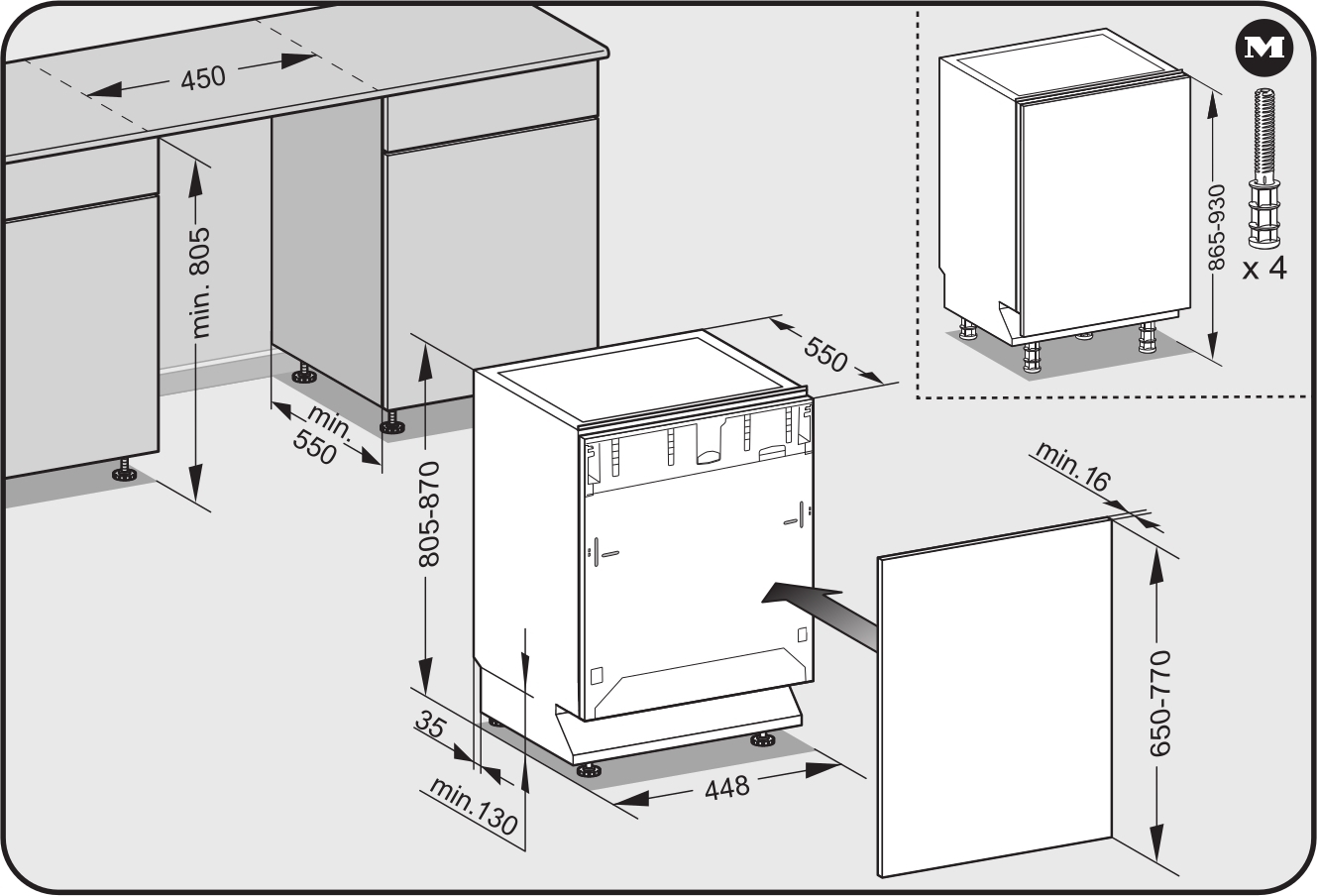 Вбудована посудомийна машина Miele G 5481 SCVi SL Active 21548162UAфото2