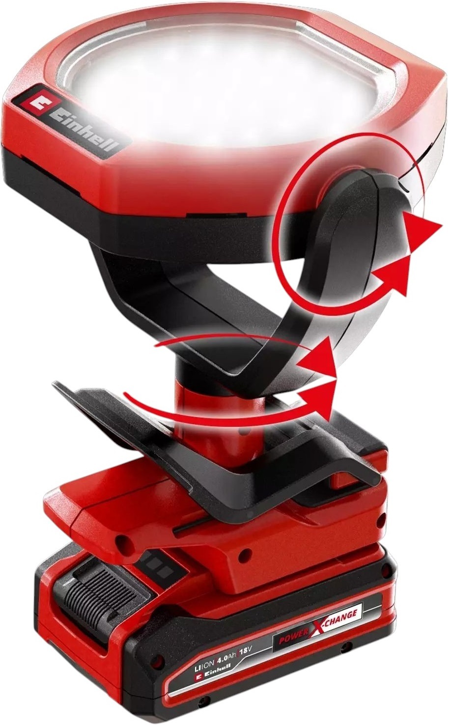 Лампа аккумуляторная Einhell GC-OL 18/1500 Li - Solo,18В, 36 LED, 7000 К (без АКБ та ЗУ) (2320120) фото 2