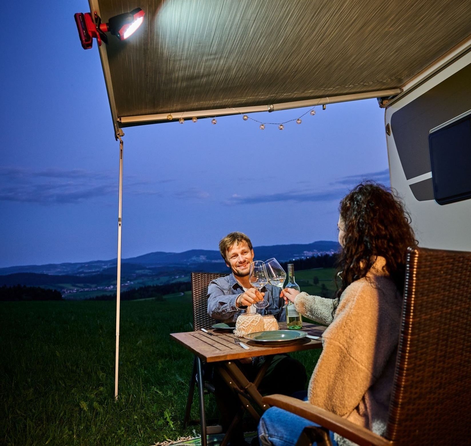 Лампа аккумуляторная Einhell GC-OL 18/1500 Li - Solo,18В, 36 LED, 7000 К (без АКБ та ЗУ) (2320120) фото 8