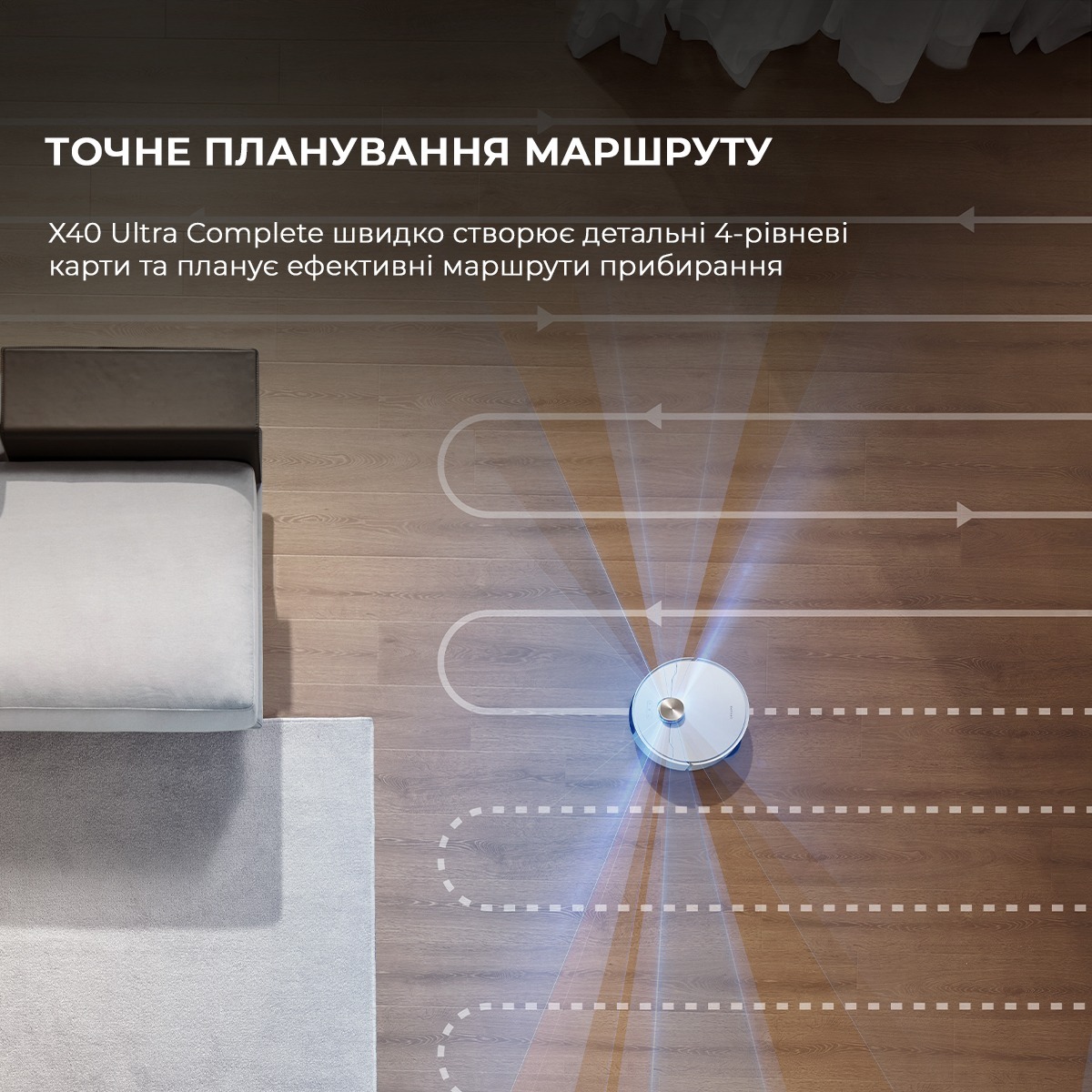 Робот-пылесос Dreame Bot X40 Ultra Complete White (RLX63CE-2-Wh) фото 11
