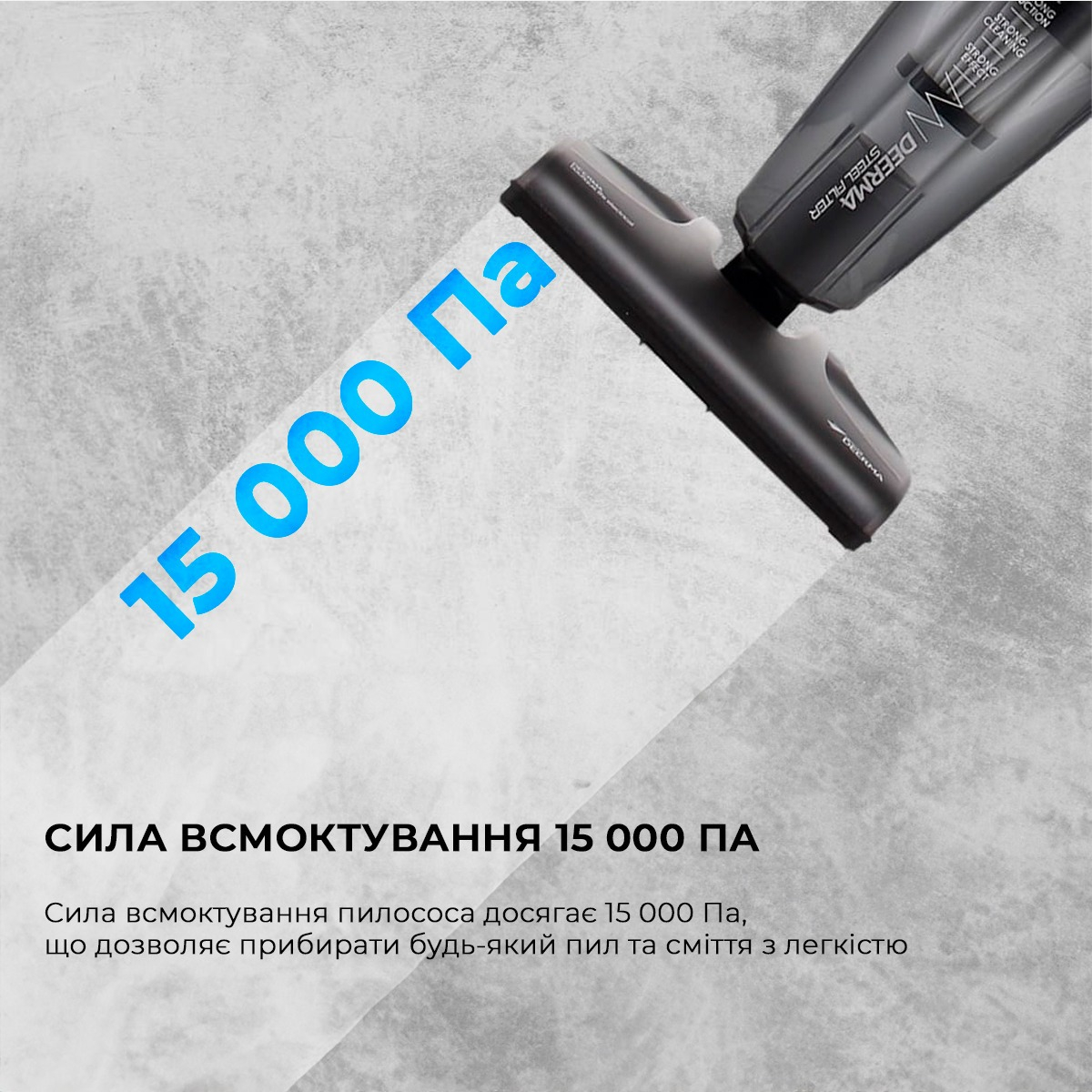 Ручний пилосос Deerma Corded Hand Stick Vacuum Cleaner (DX115C)фото