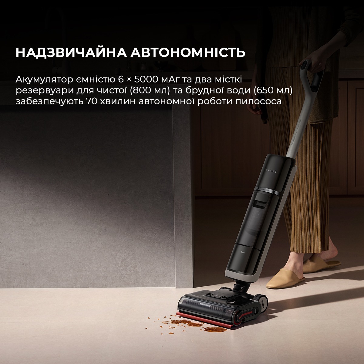 Моющий пылесос Dreame H15 Pro Heat (HHR48A) фото