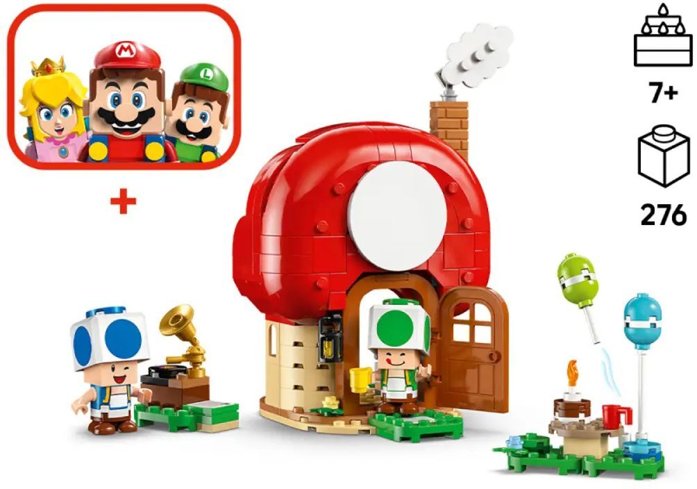 LEGO 72041 Super Mario Вечірка в будинку Toadфото