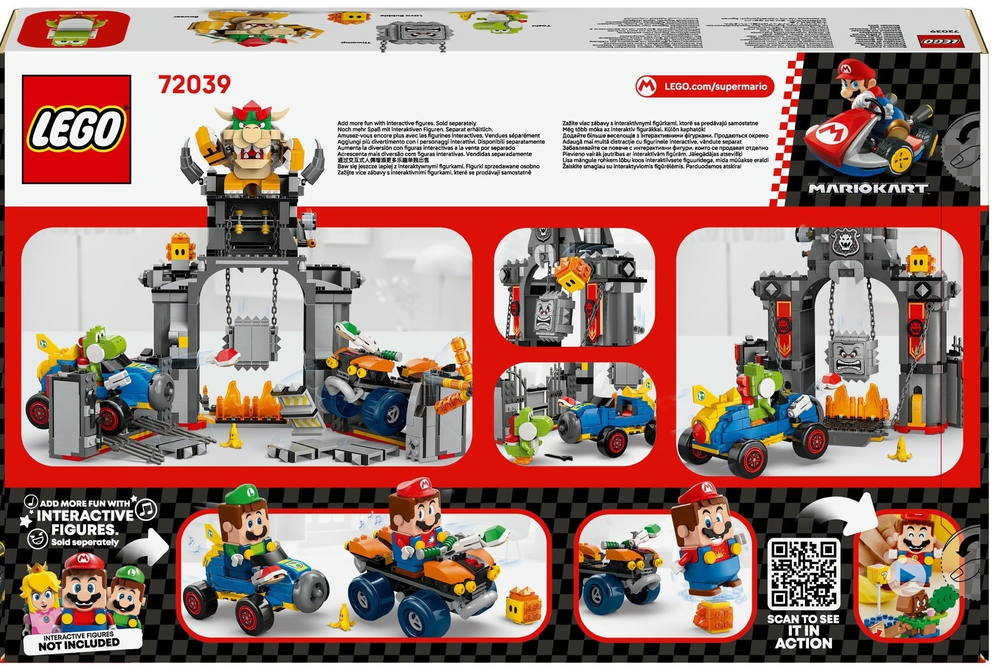 LEGO 72039 Super Mario Mario Kart – Bowser и его замок фото 12