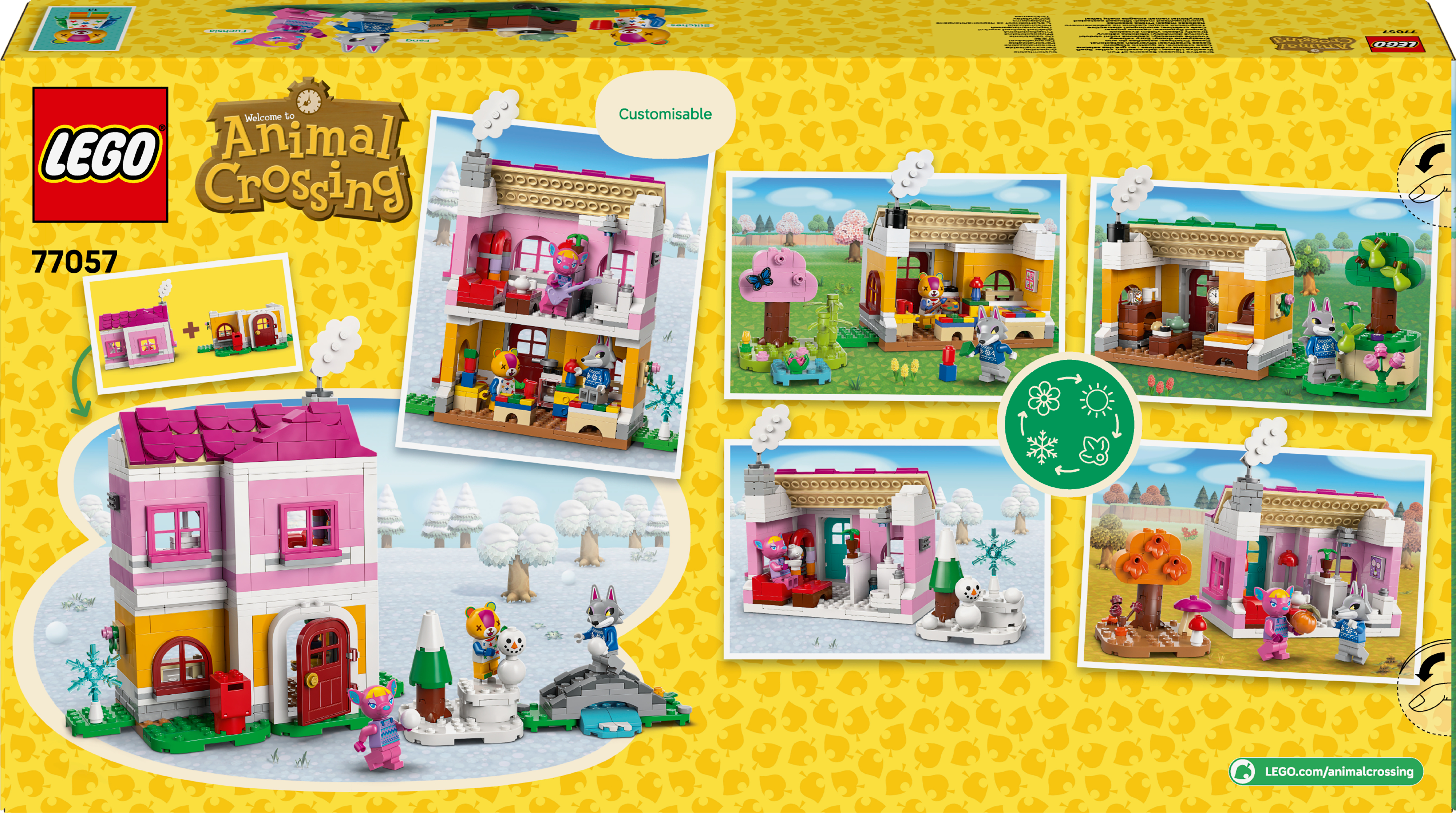 LEGO 77057 Animal Crossing Творческие домики: сезоны развлечений фото 13