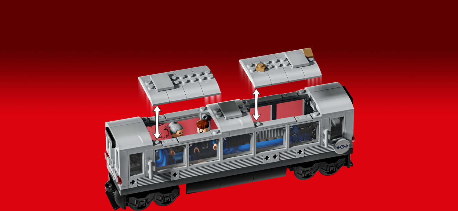 LEGO 76321 Super Heroes Человек-Паук против Дока Ока: Сцена в метро фото