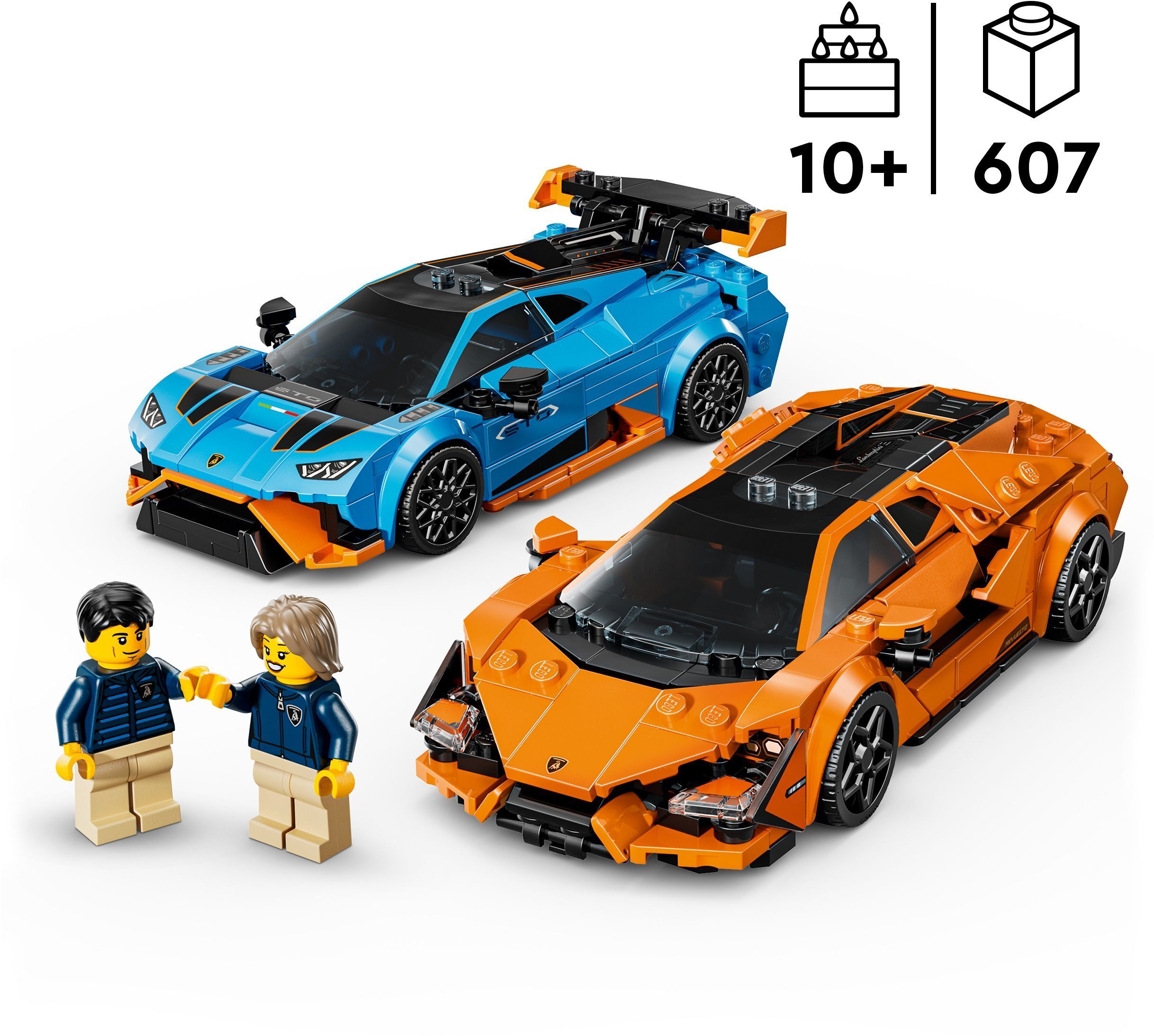 LEGO 77238 Constructor Speed Champions Lamborghini Revuelto та Huracan STOфото2