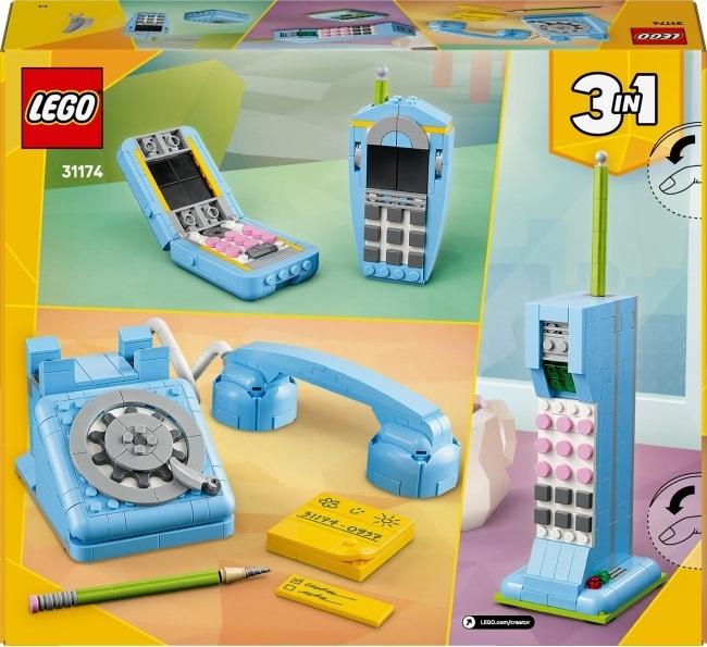 LEGO 31174 Creator Ретро телефон фото 13