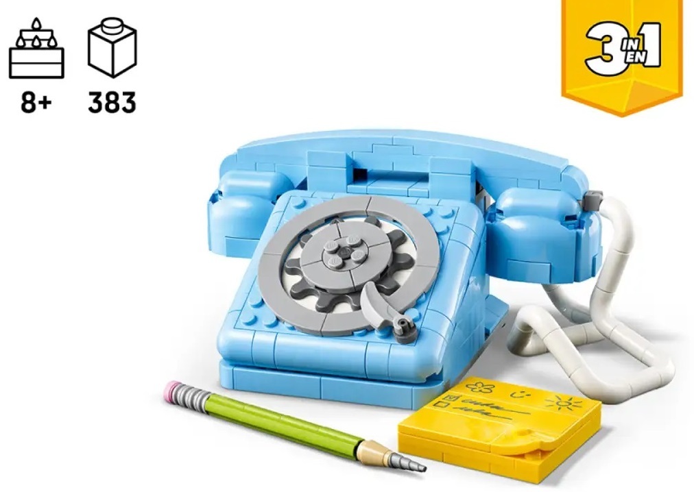 LEGO 31174 Creator Ретро телефон фото 2