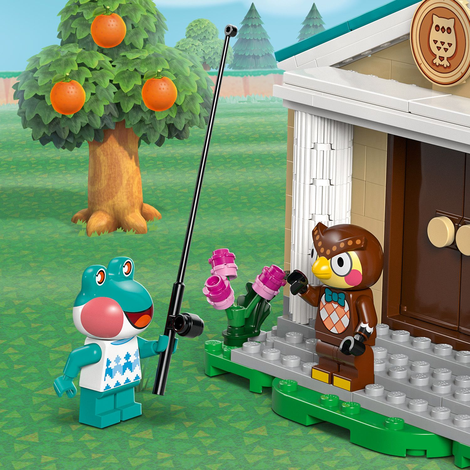 LEGO 77056 Animal Crossing Музейна колекція Blathersфото11