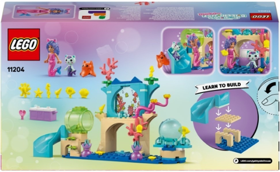 LEGO 11204 Gabby's Dollhouse Акваріумні пригоди русалочки Габбіфото11