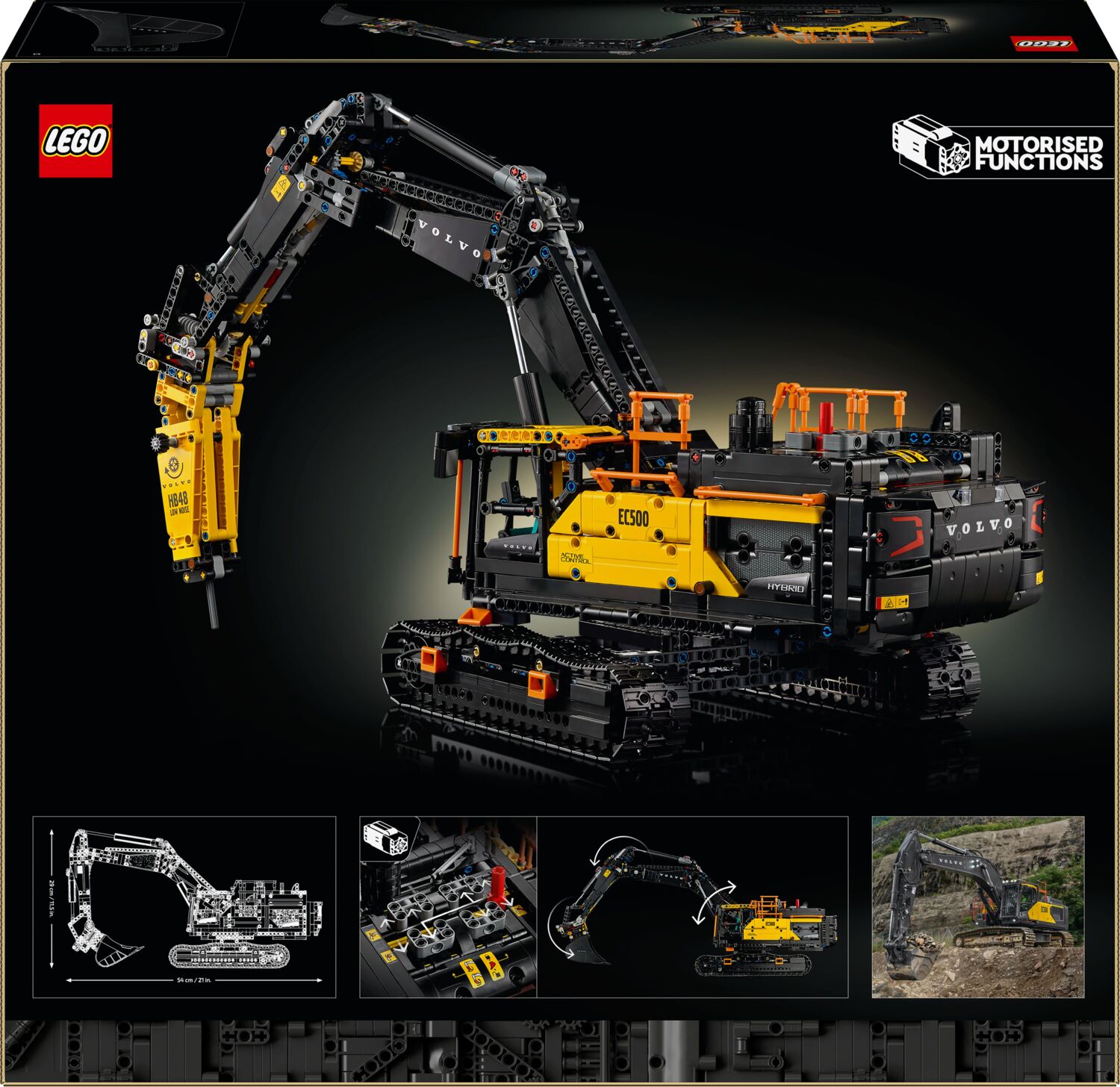 LEGO 42215 Technic Екскаватор Volvo EC500 Hybridфото
