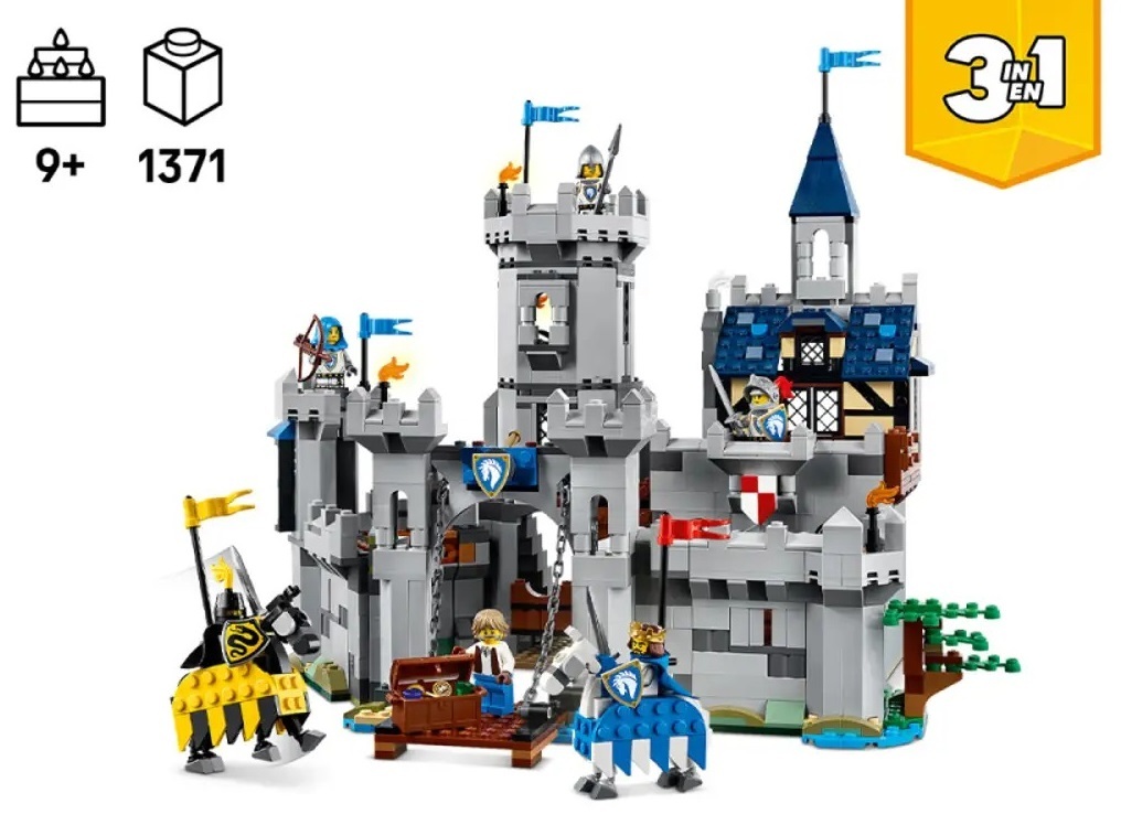 LEGO 31168 Creator Средневековый замок с рыцарем на коне фото 2