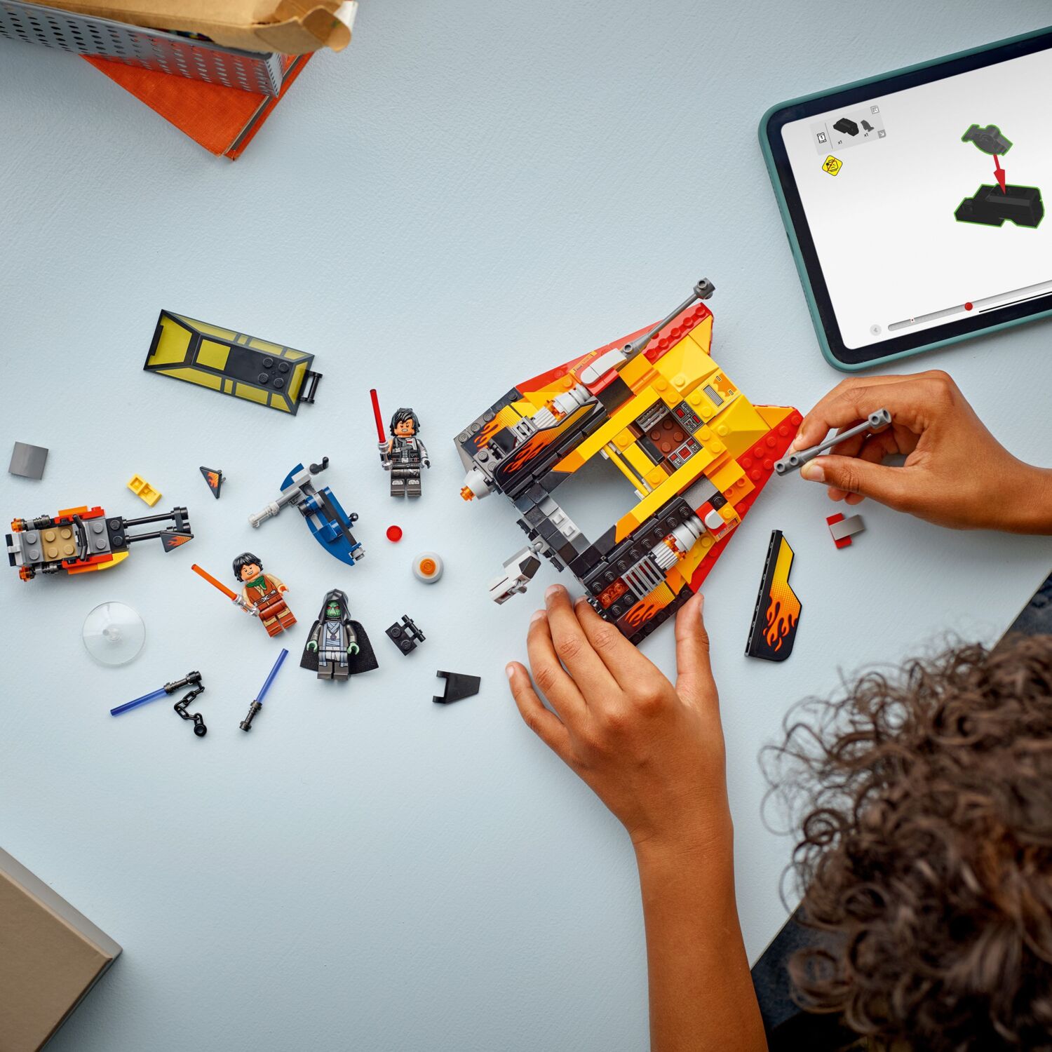 LEGO 75414 Star Wars The Force Burner Снежный истребитель фото