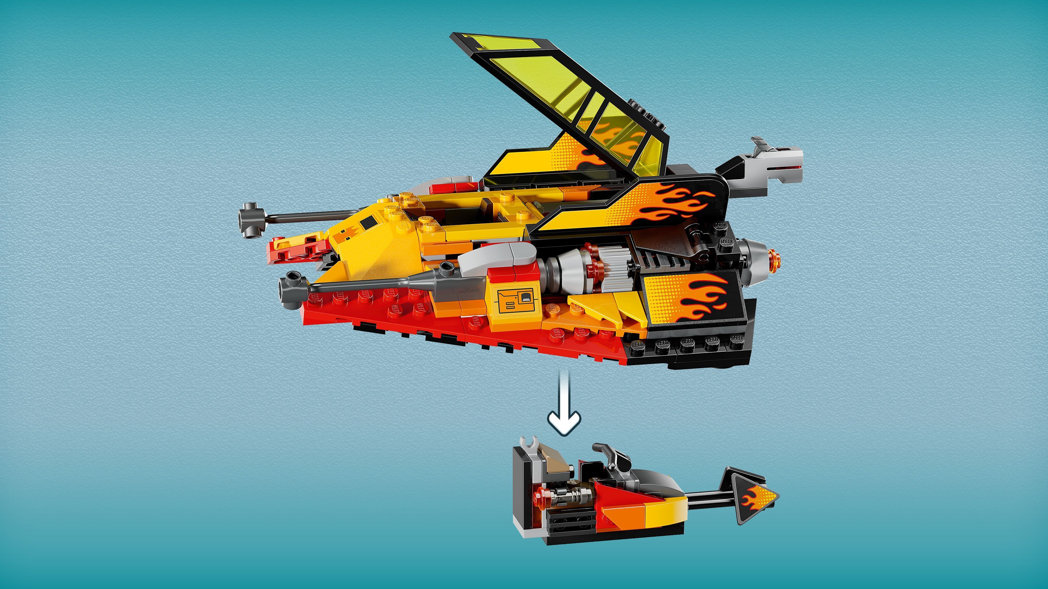 LEGO 75414 Star Wars The Force Burner Снежный истребитель фото 8