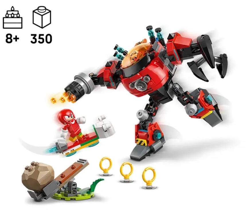 LEGO 77005 Sonic Knuckles vs. Dr. Eggman Egg Crusher Mech фото 2