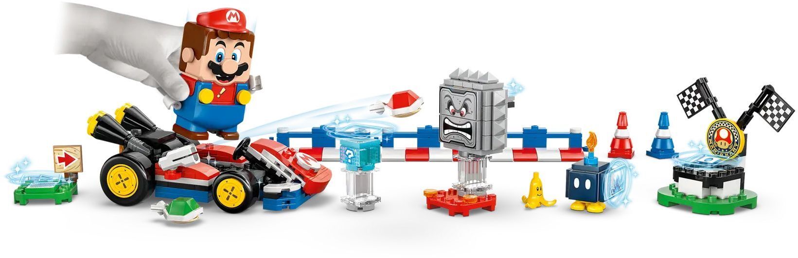 LEGO 72043 Super Mario Mario Kart – Interactive Mario та Standard Kart фото 5