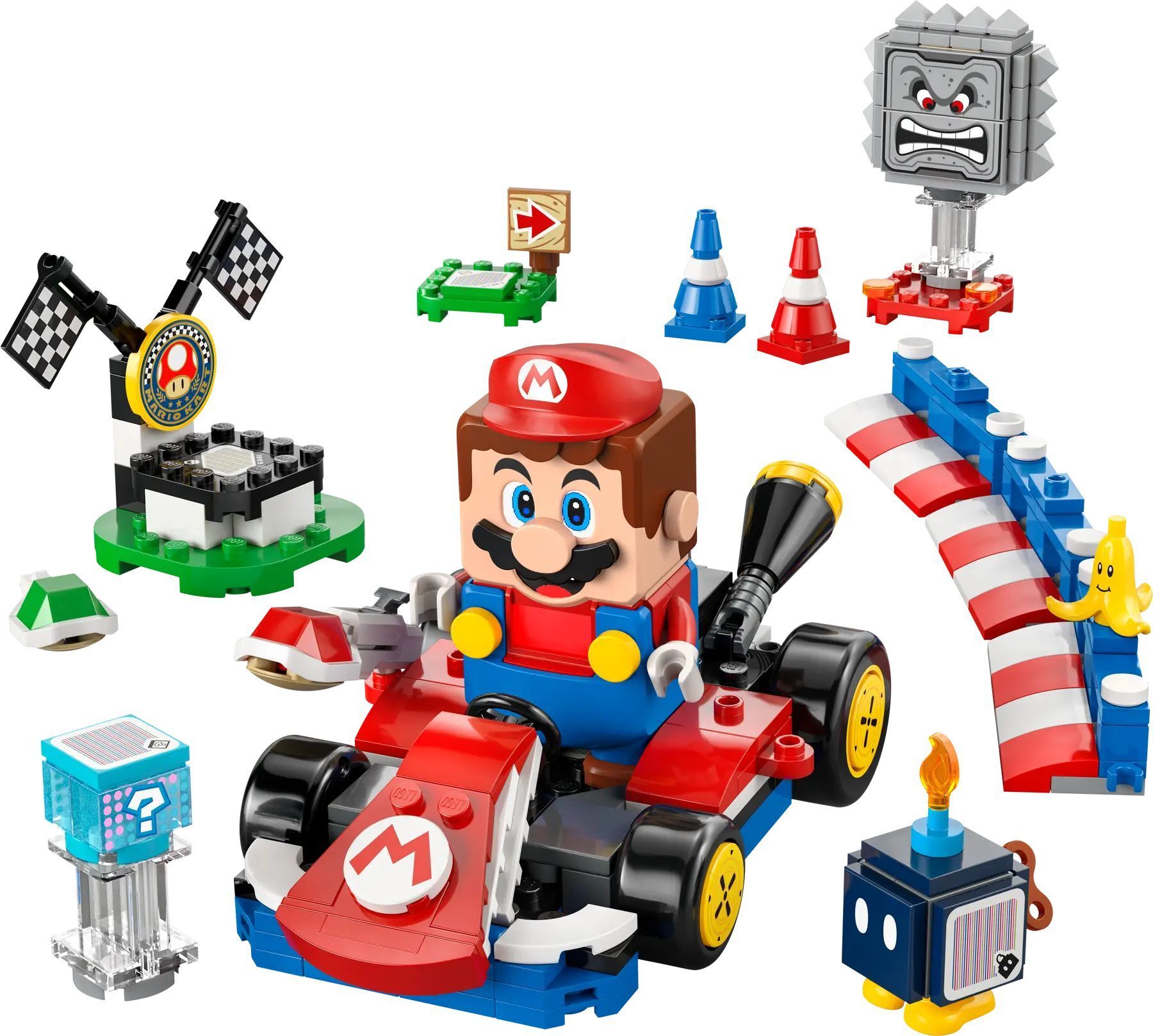 LEGO 72043 Super Mario Mario Kart – Interactive Mario та Standard Kart фото 2