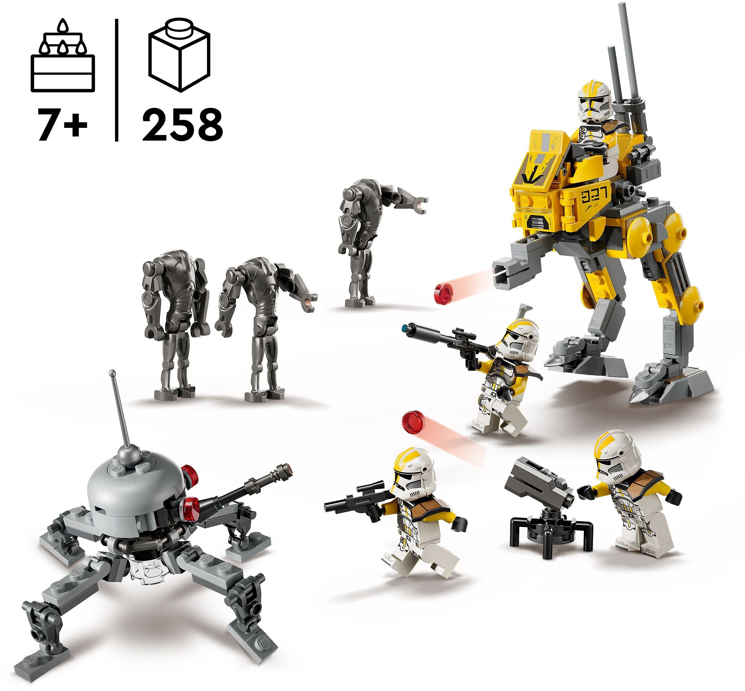 LEGO 75431 Star Wars Боевой загон бойцов-клонов 327-го галактического корпуса фото 2