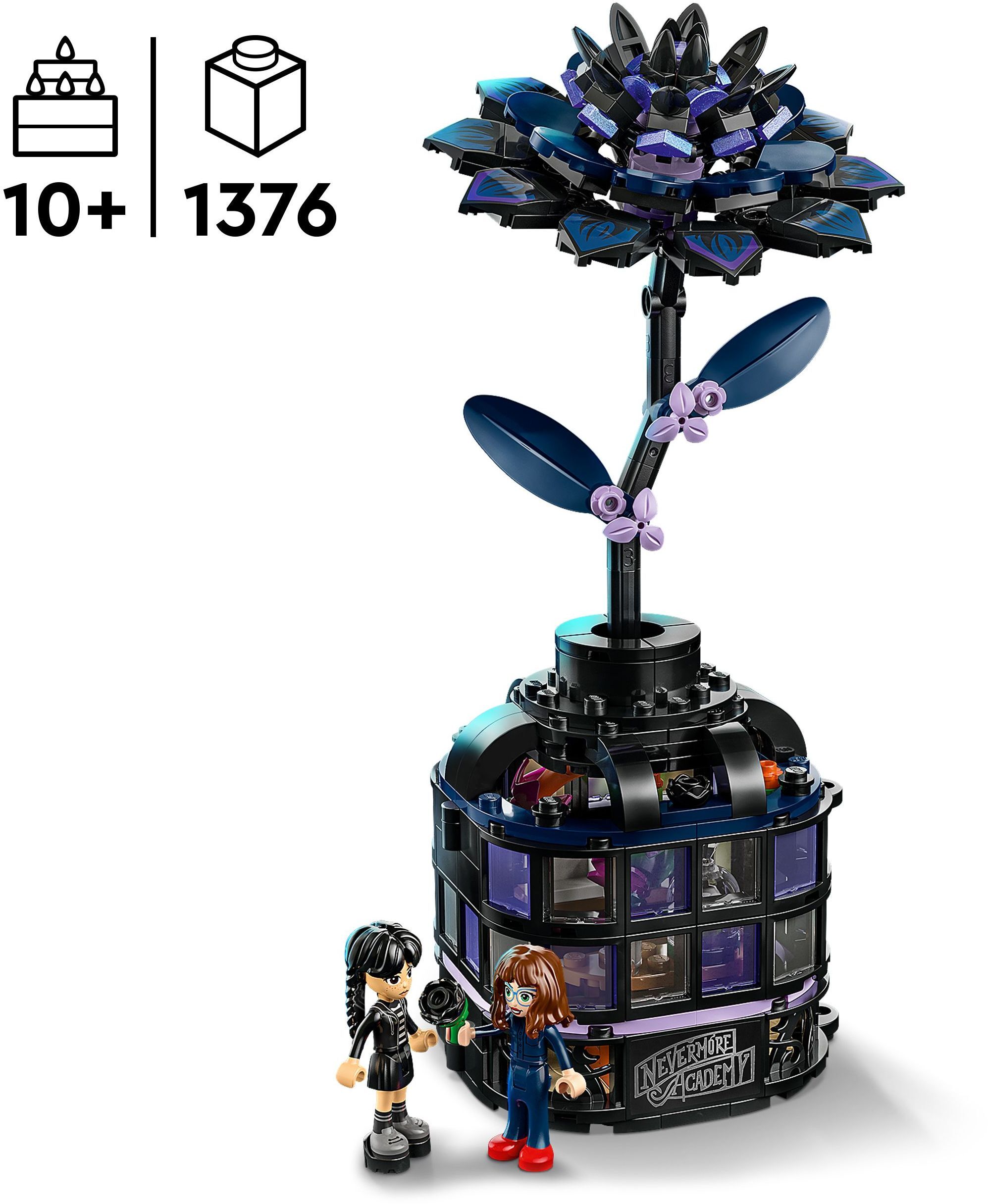 LEGO 76784 Wednesday Цветок чорной георгины фото 2