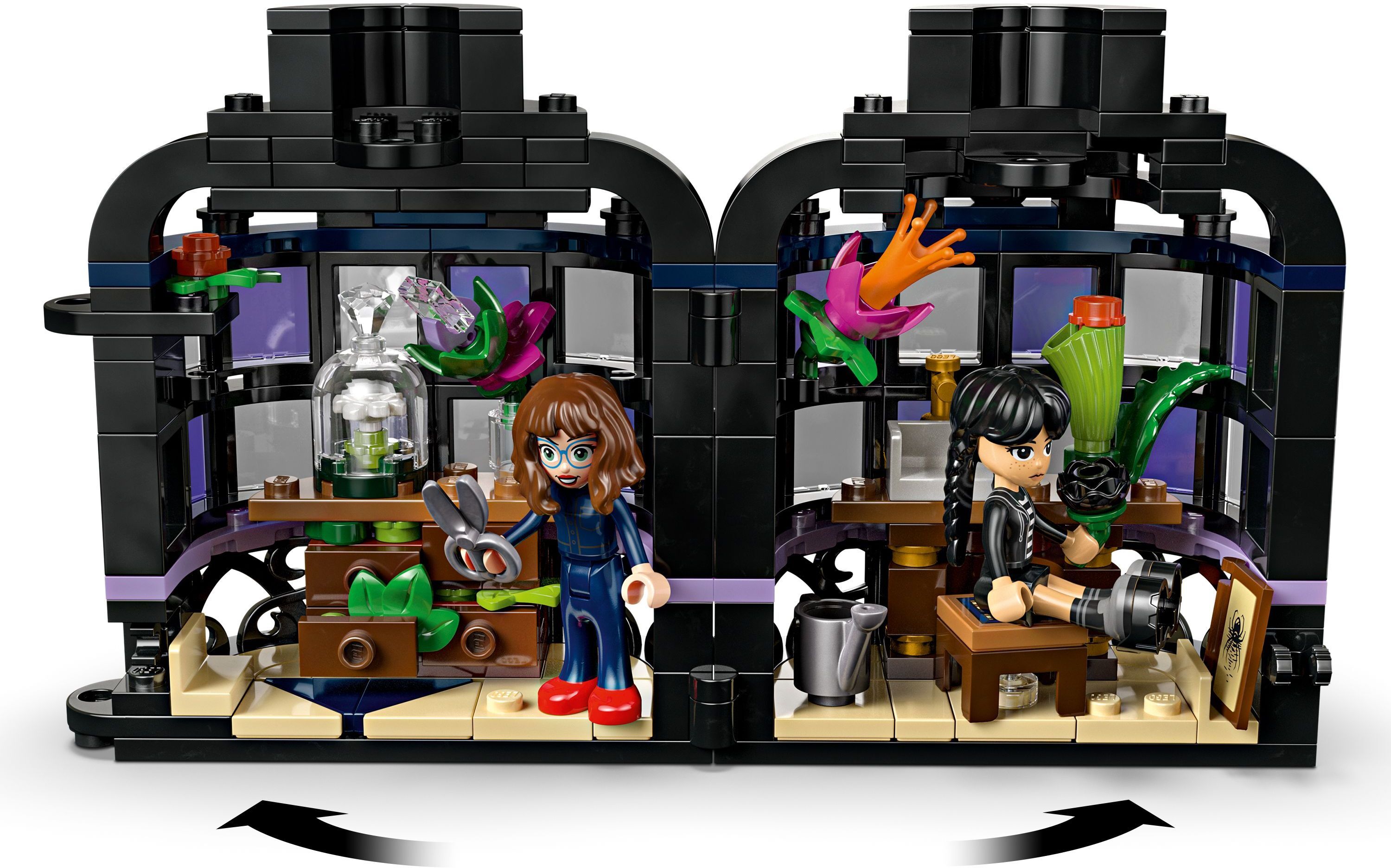 LEGO 76784 Wednesday Цветок чорной георгины фото 4