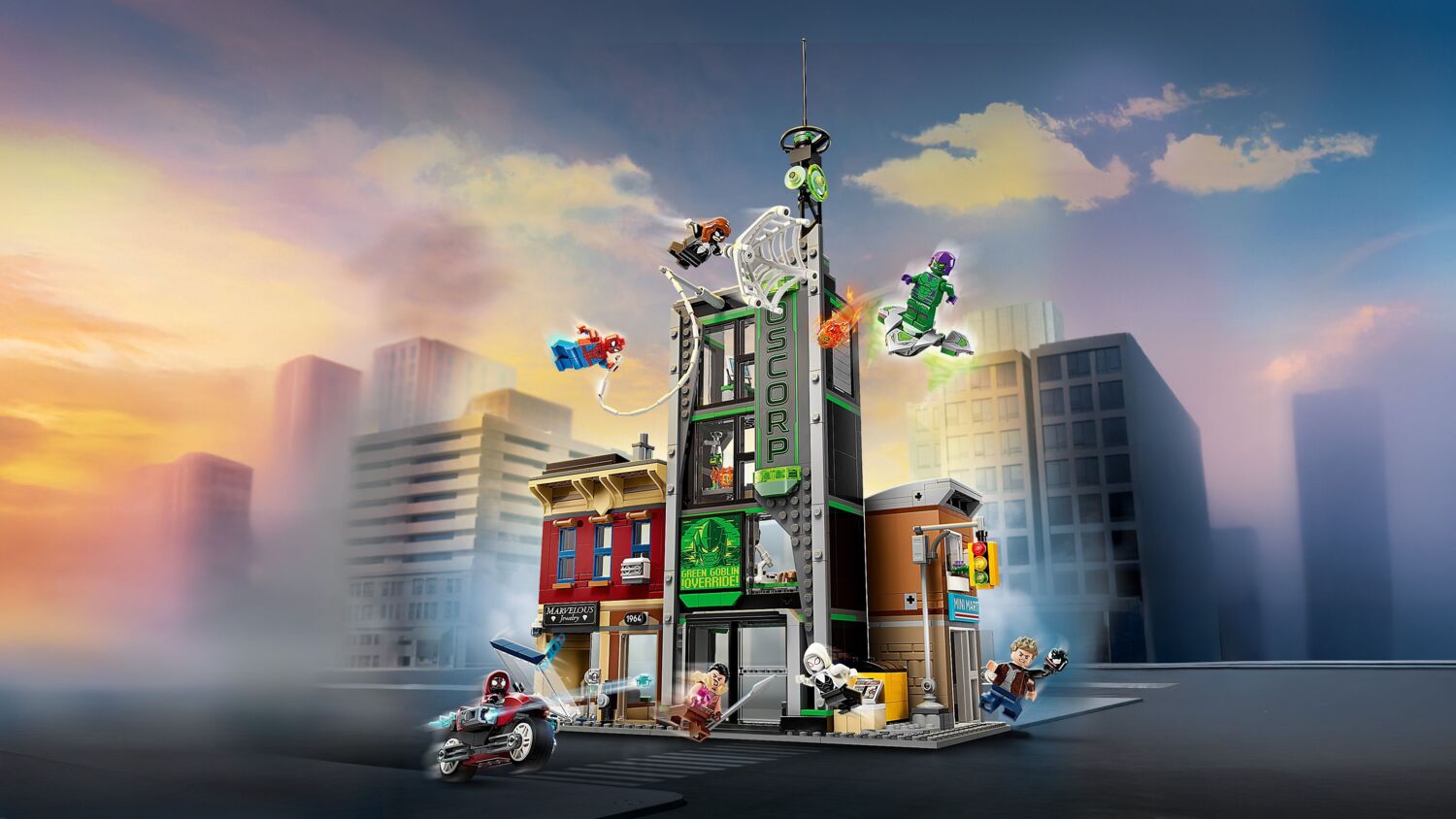 LEGO 76324 Super Heroes Человек-павук против Оскорпа фото