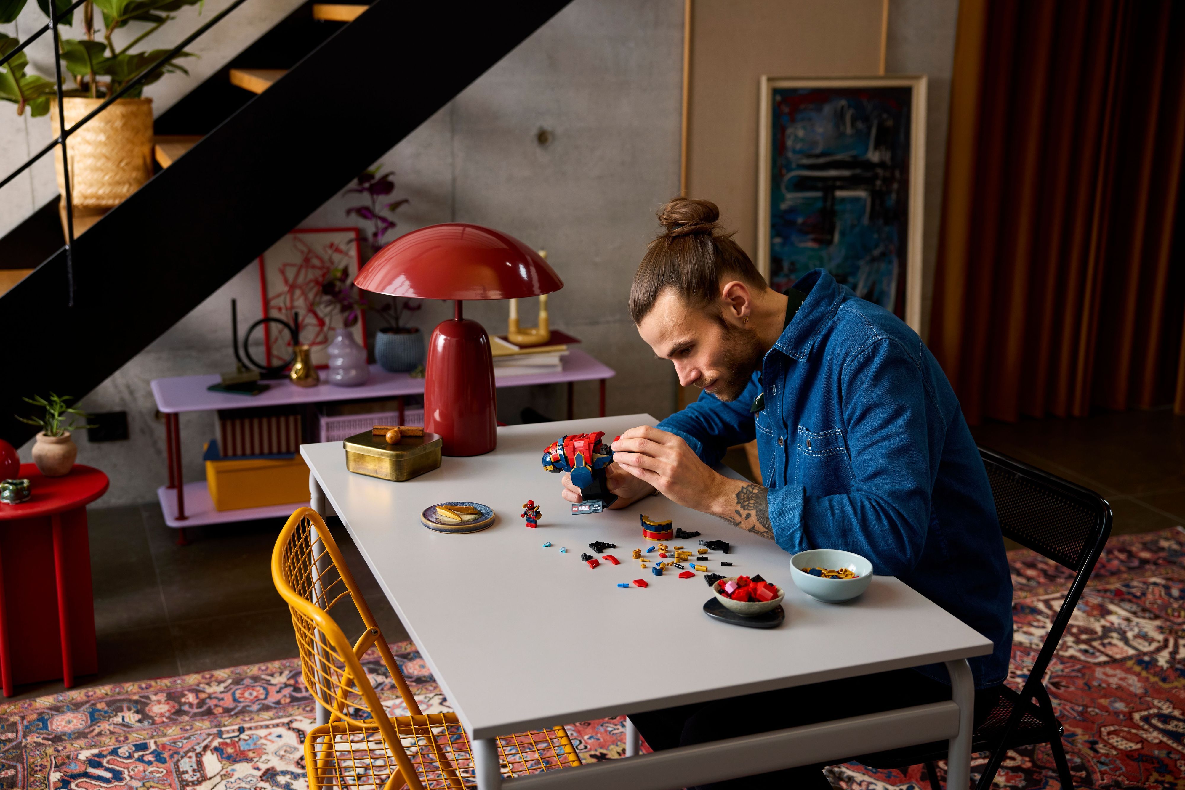 LEGO 76326 Super Heroes Погруддя Залізної Людини-Павукафото8