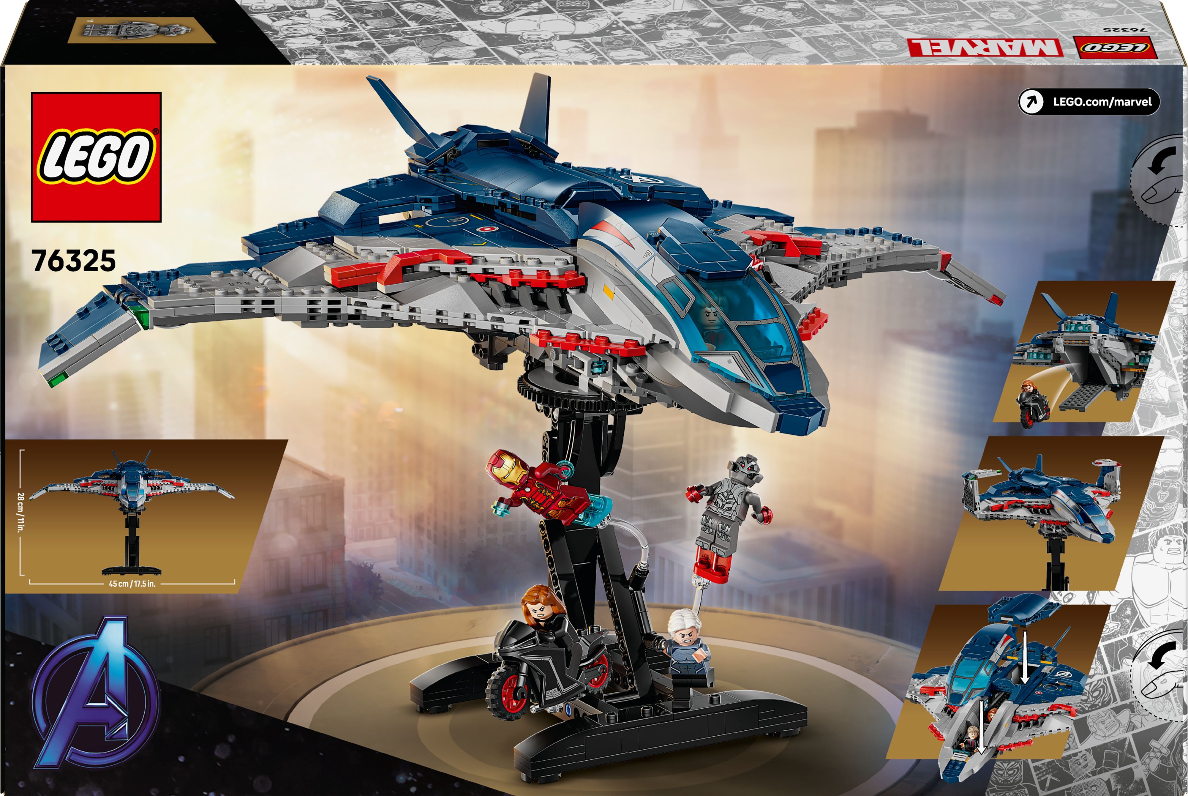 LEGO 76325 Super Heroes Мстители: Эра Альтрона Квинджет фото 13