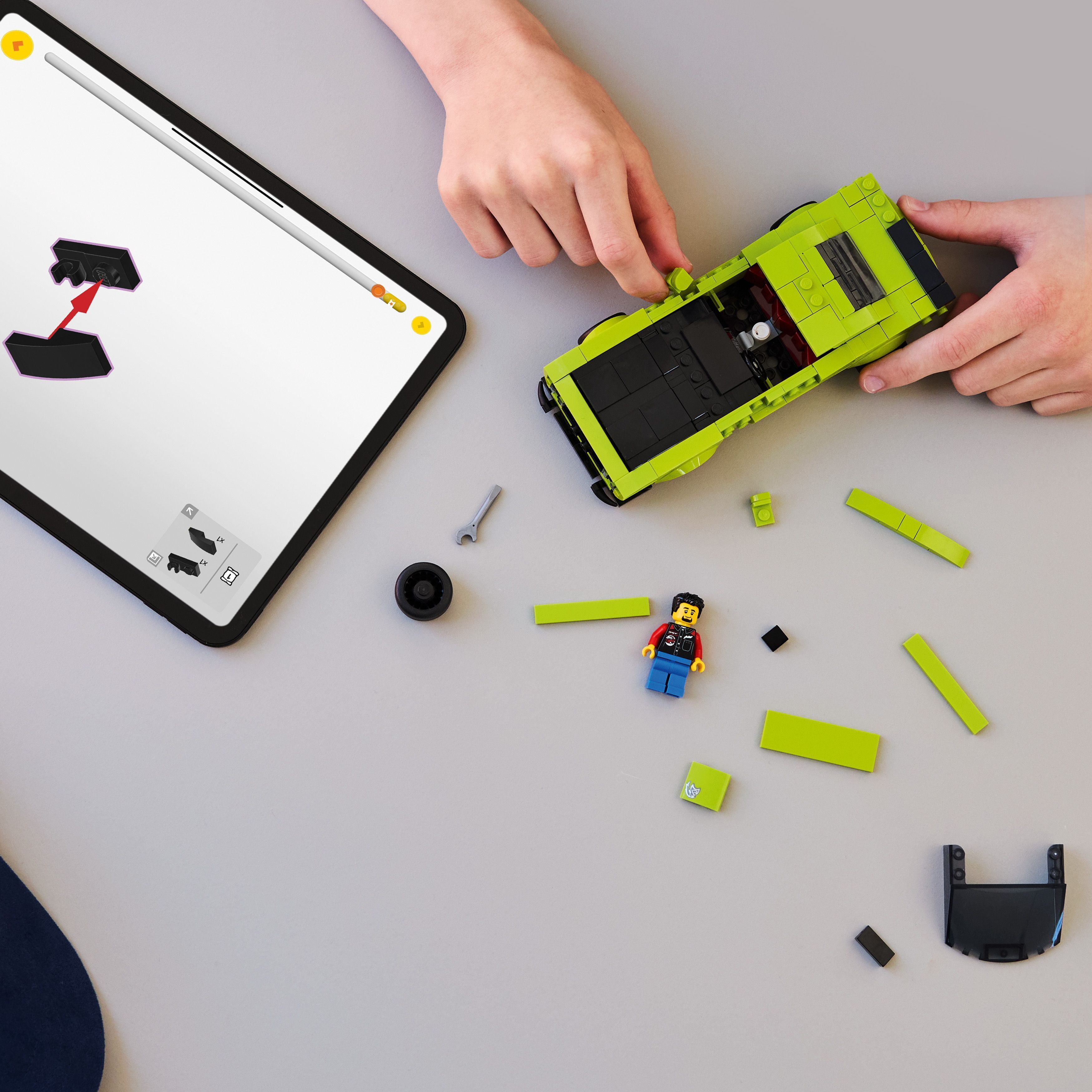 LEGO 77237 Speed Champions Спортивний автомобіль Dodge Challenger SRT Hellcatфото4