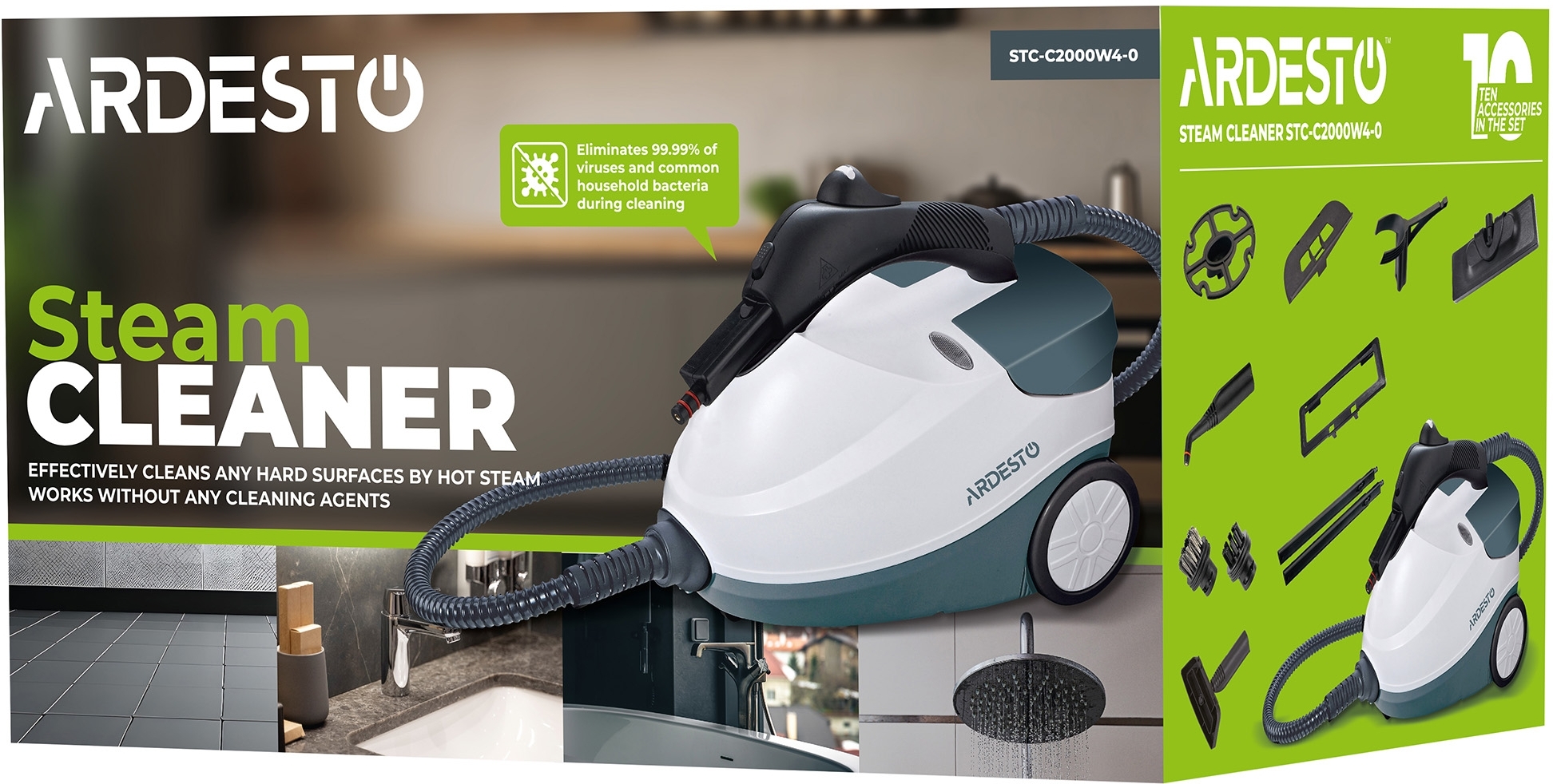 Пароочиститель ARDESTO STC-C2000W4-1 фото 24