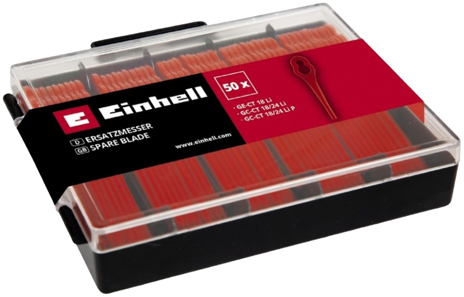Пластиковые ножи к триммеру Einhell GE-CT 18 Li 50шт (3405736) фото 2